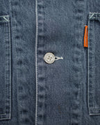 2000s Neighborhood Washed Black Denim Jacket