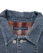 2000s Neighborhood Washed Black Denim Jacket