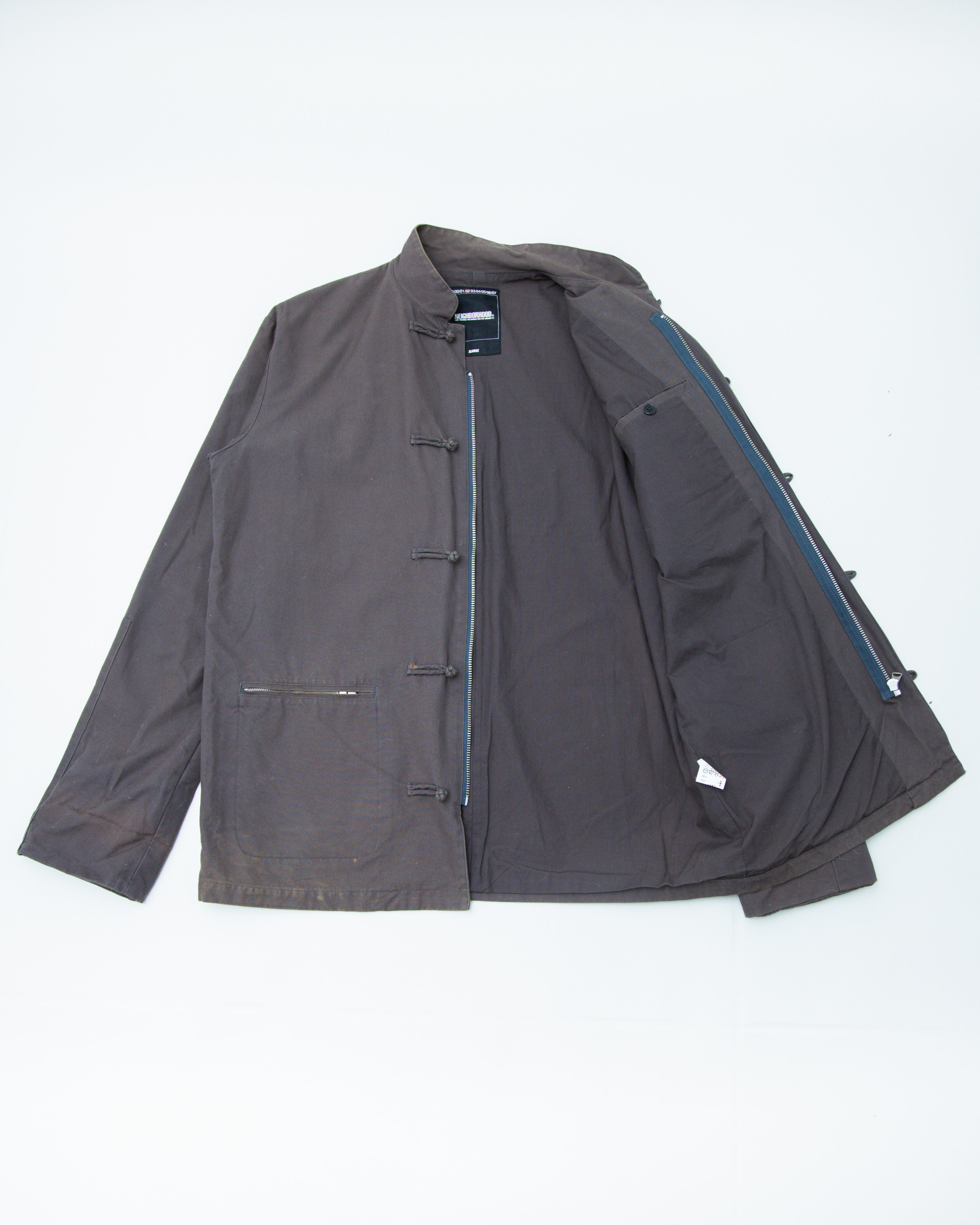 2002 Neighborhood Brown Zip Up Jacket
