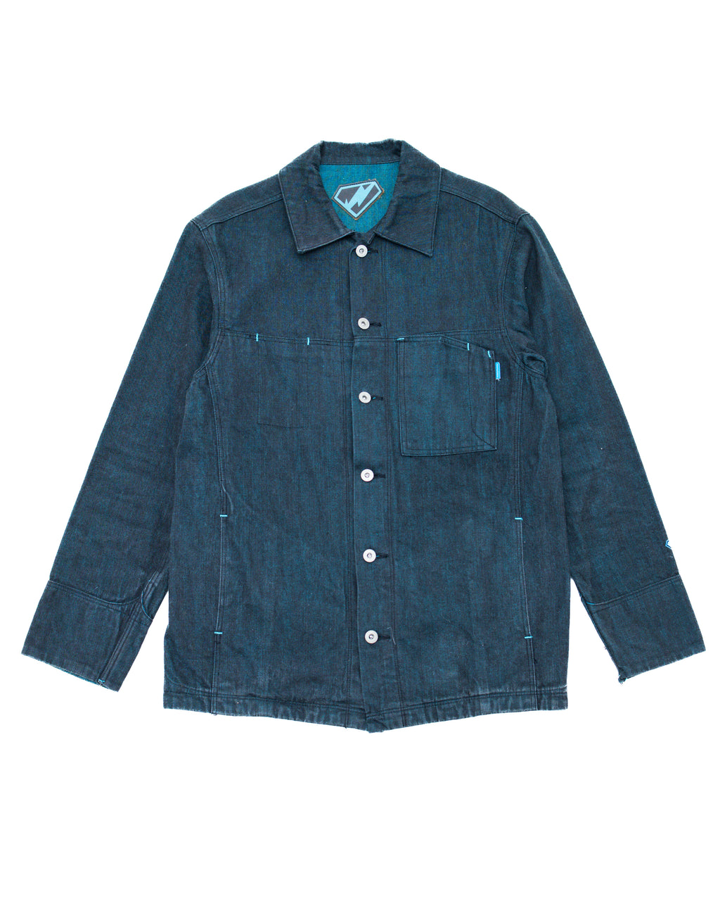 2000s WTAPS Denim Jacket W/ Lightning Patch