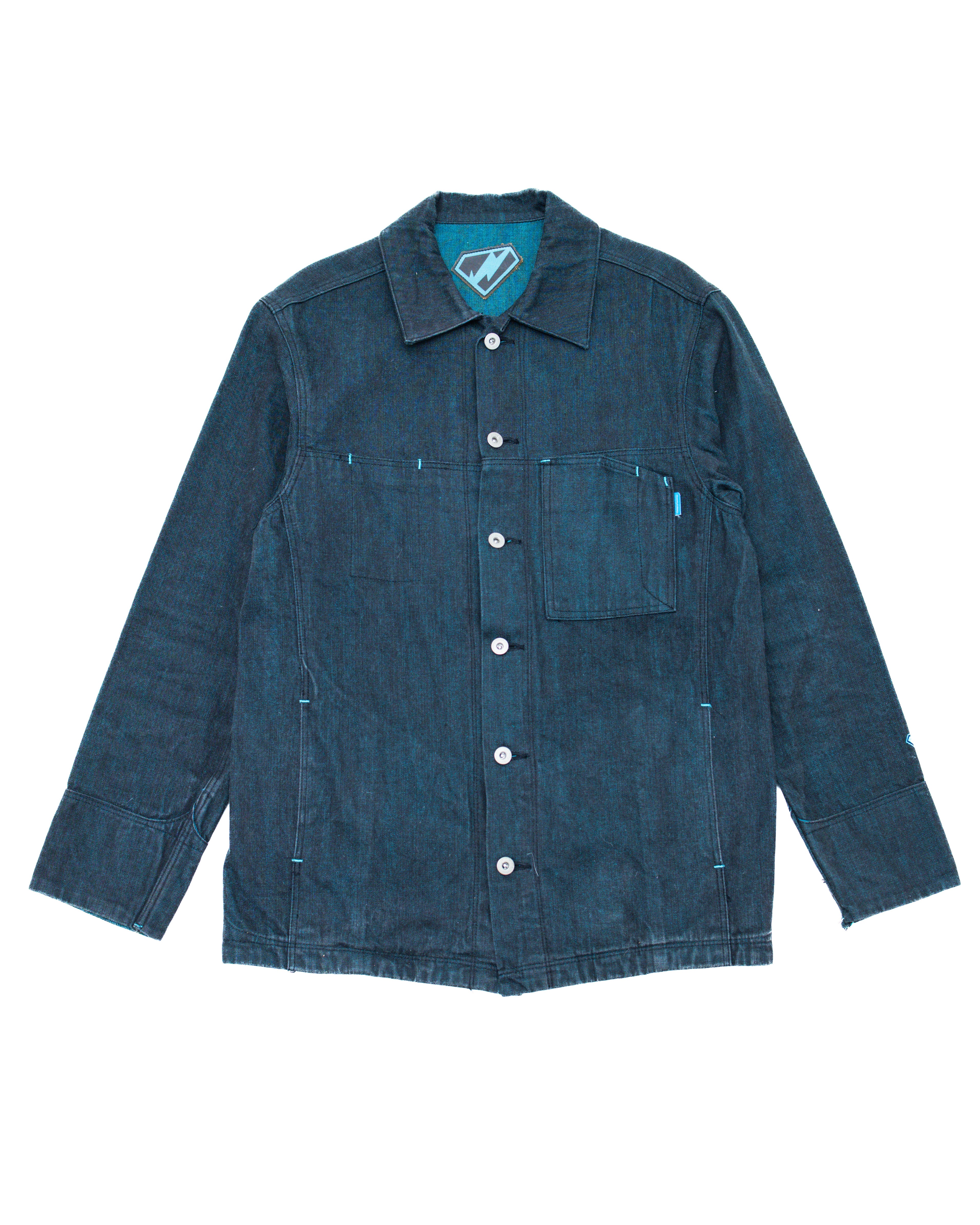 2000s WTAPS Denim Jacket W/ Lightning Patch