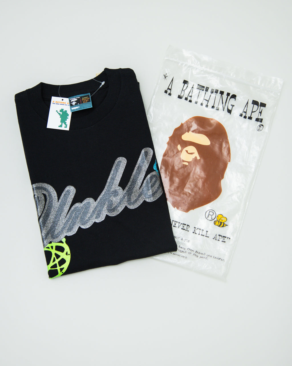 2003 BAPE x UNKLE Grail T (Black/Silver)