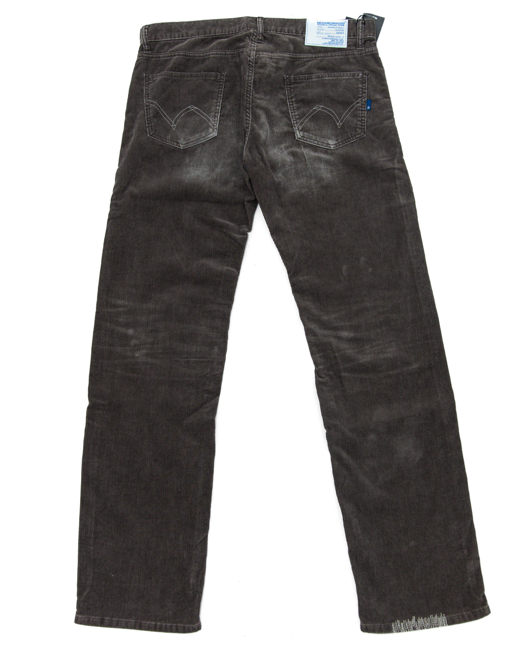 2000s Neighborhood Narrow Straight Brown Corduroy Pants