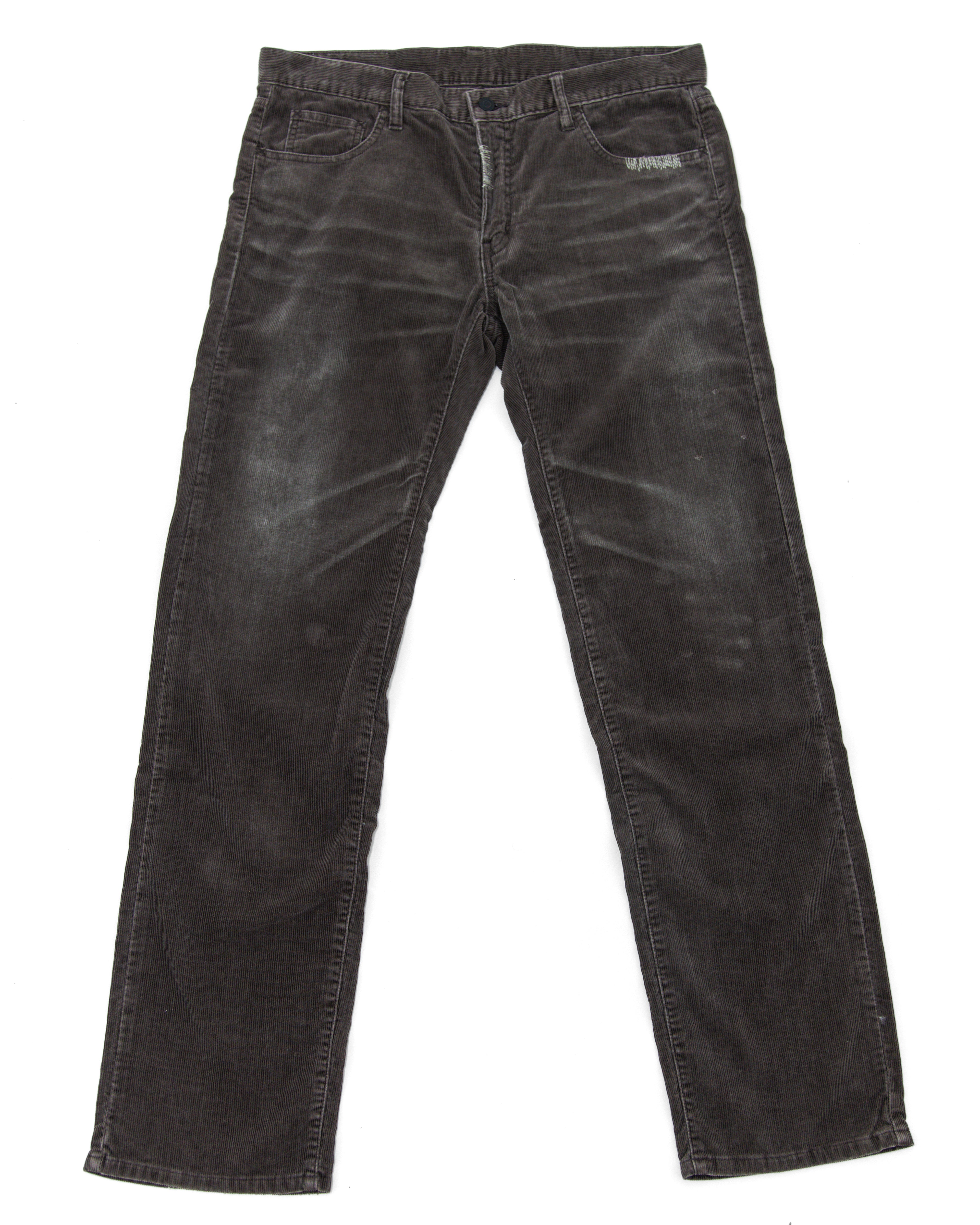 2000s Neighborhood Narrow Straight Brown Corduroy Pants