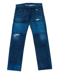 2003 Neighborhood Savage Narrow Paneled Denim