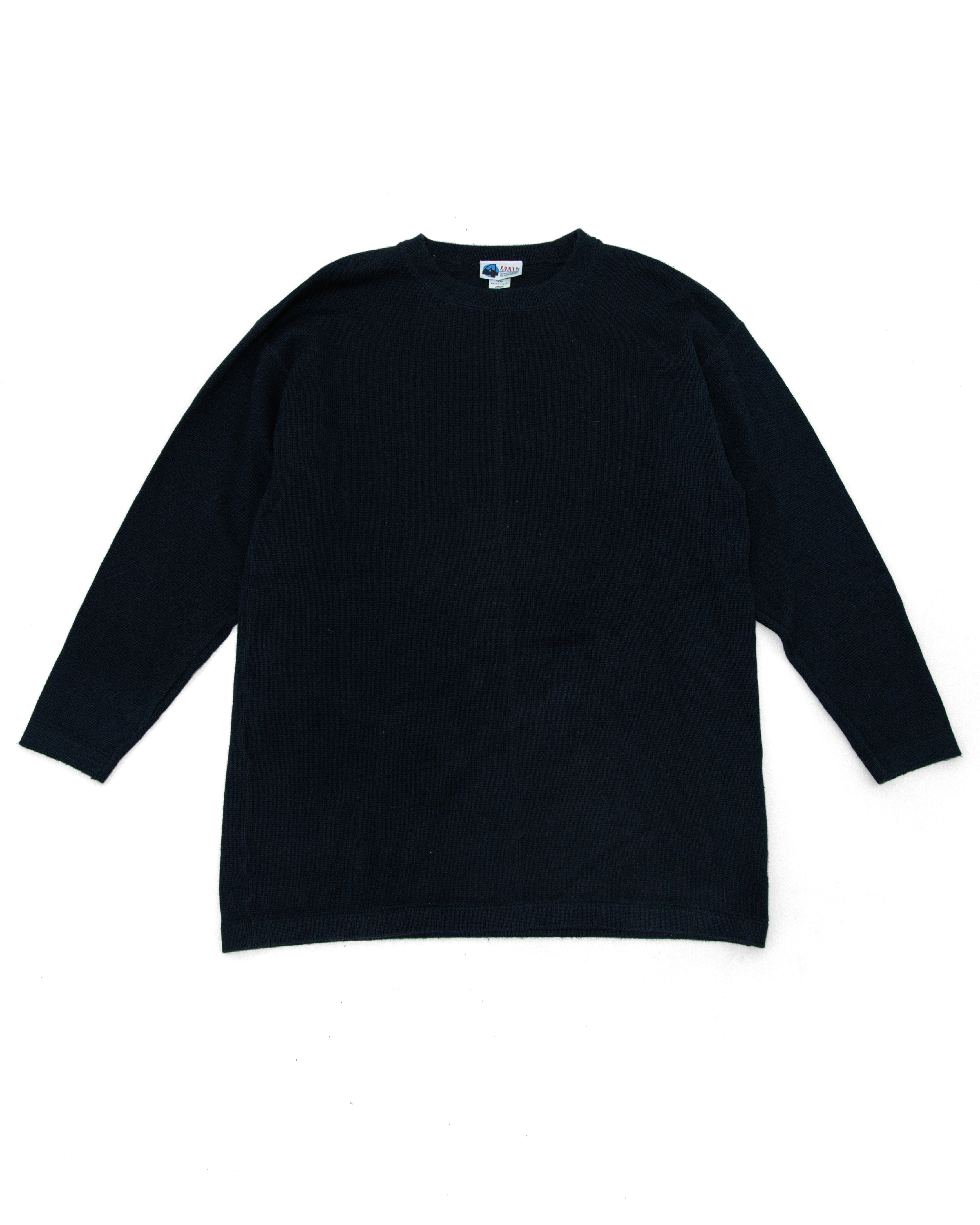 2000s FORTY PERCENT Black Knitted Sweater