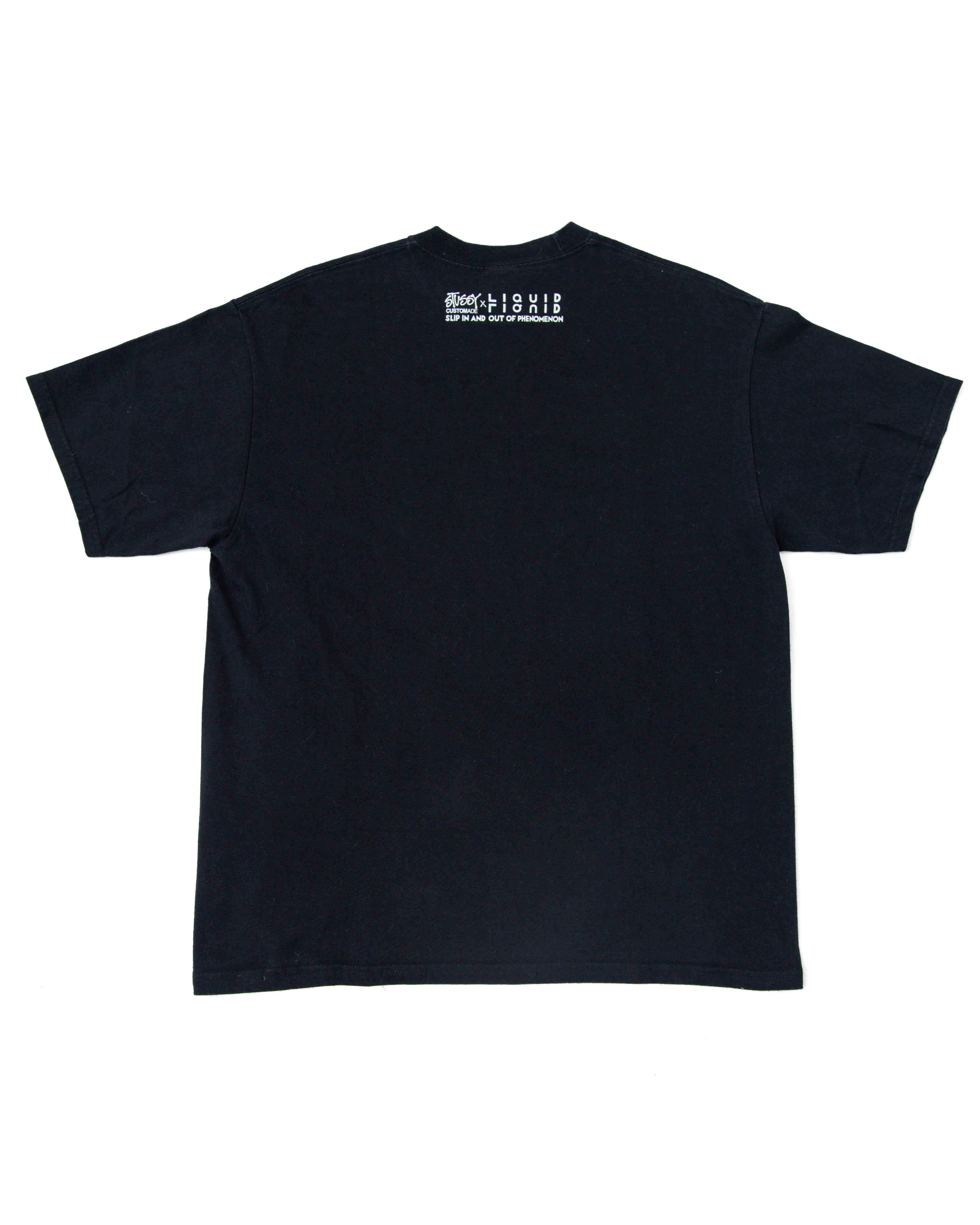 2000s STUSSY x Liquid Liquid Club 57 T