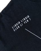 2000s STUSSY x Liquid Liquid Club 57 T