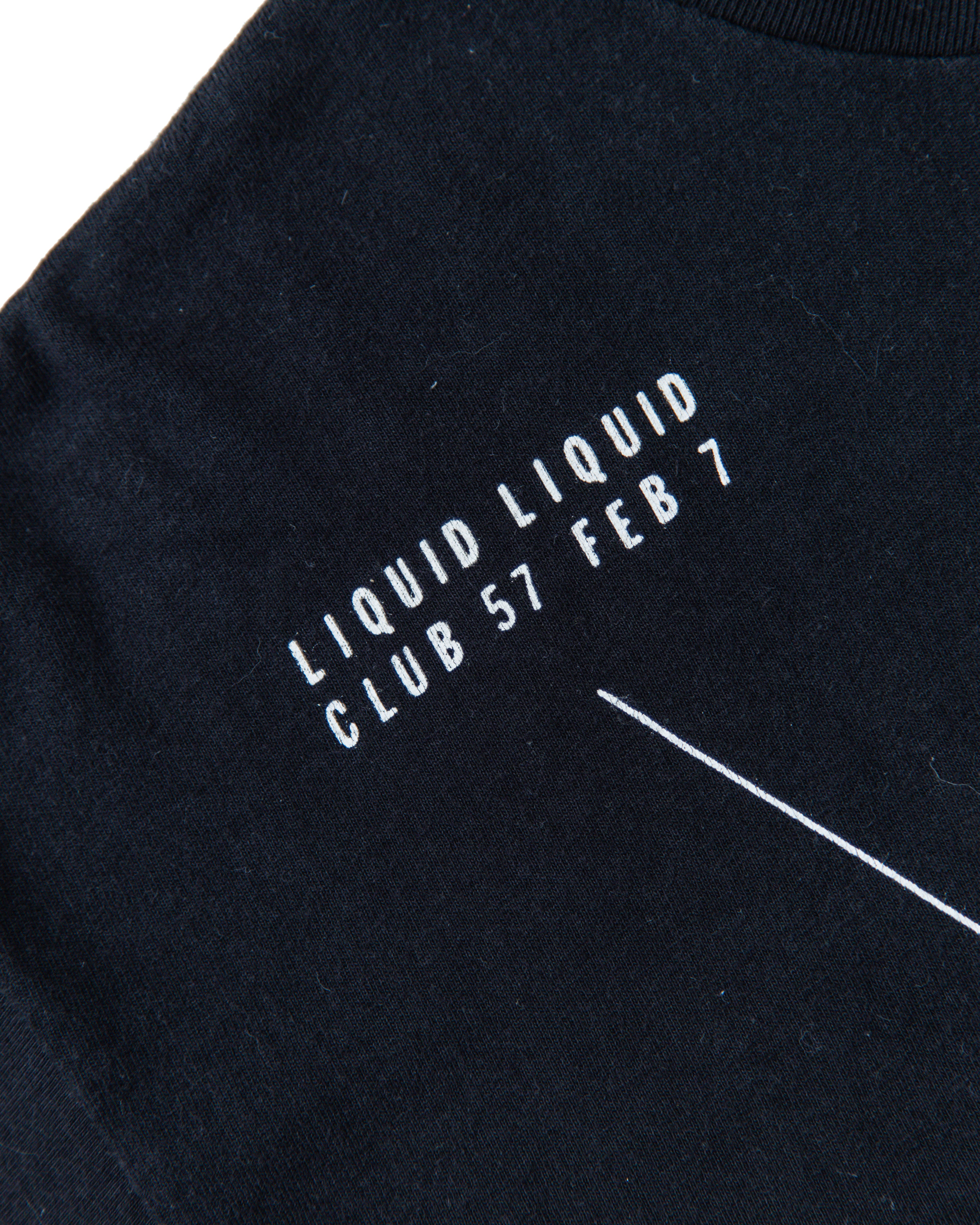 2000s STUSSY x Liquid Liquid Club 57 T