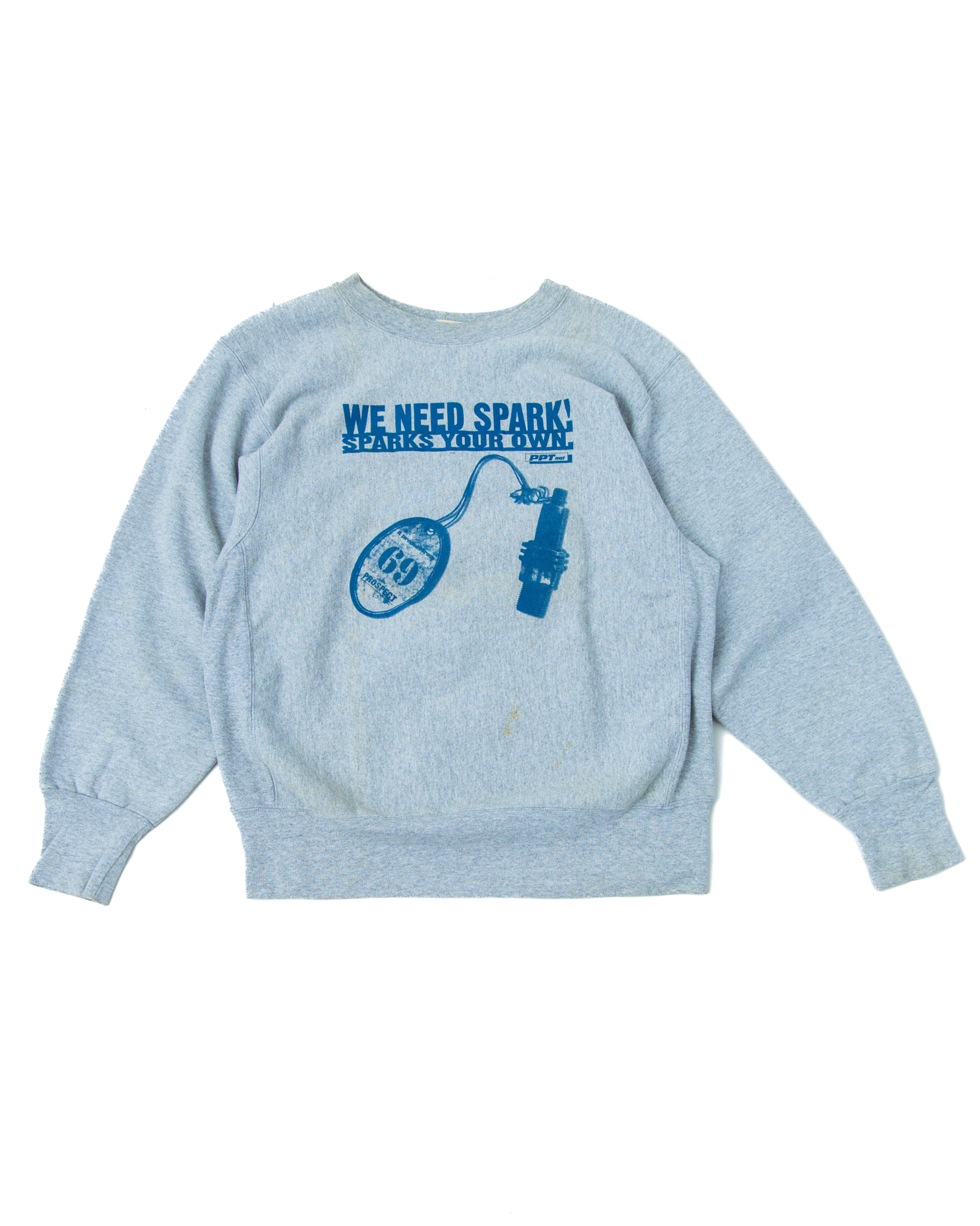2000s PROSPECT We Need Spark! Grey Sweatshirt