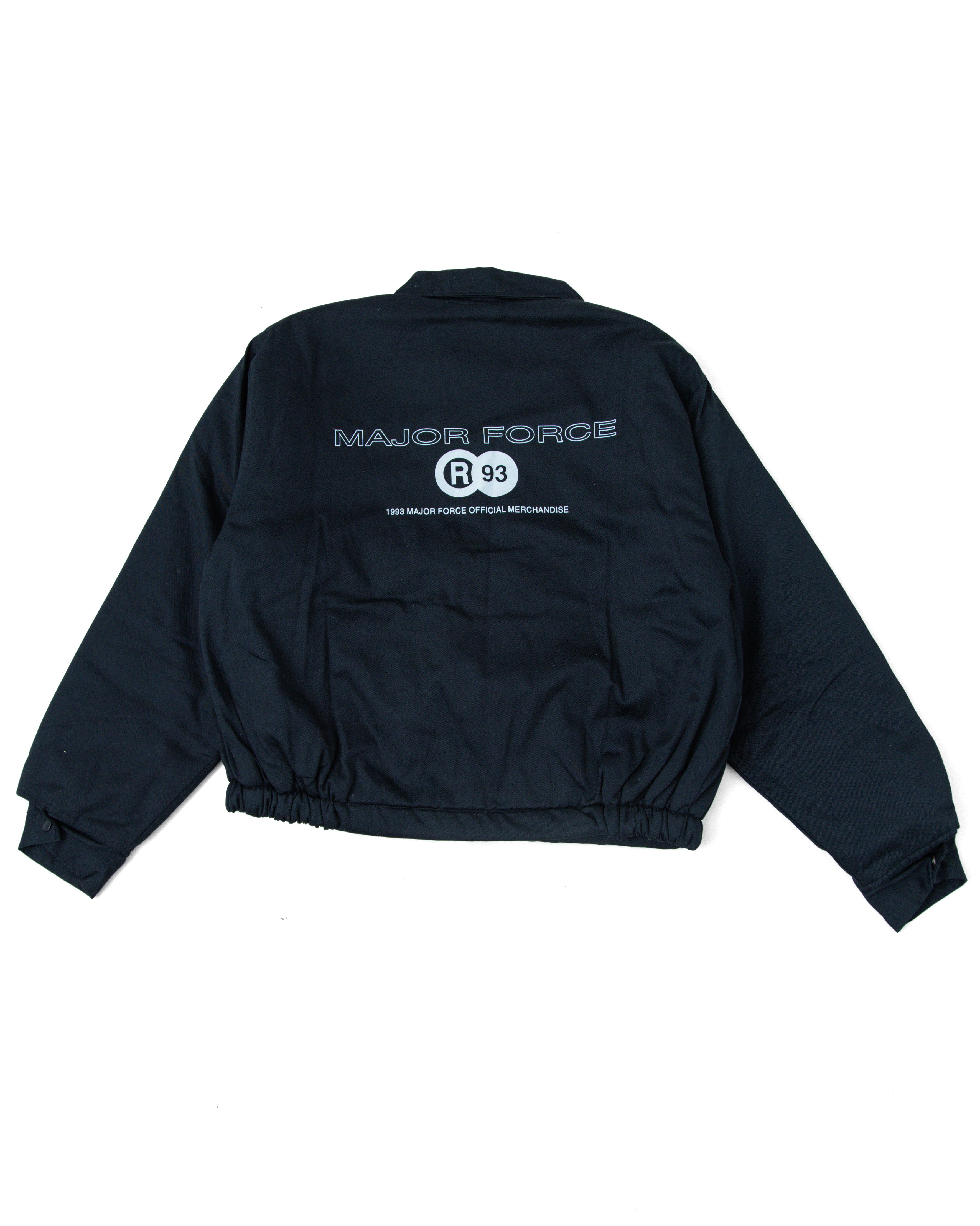1993 MAJOR FORCE  Black Bomber Jacket