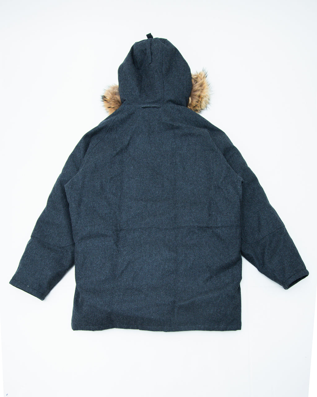 1990s BAPE Wool Puffer Parka Jacket