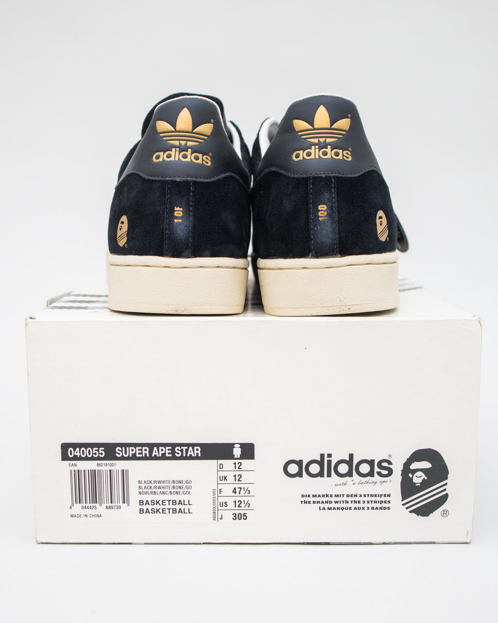 2000s Bape/Adidas Suede Superstar (1/100) | SZ 12.5