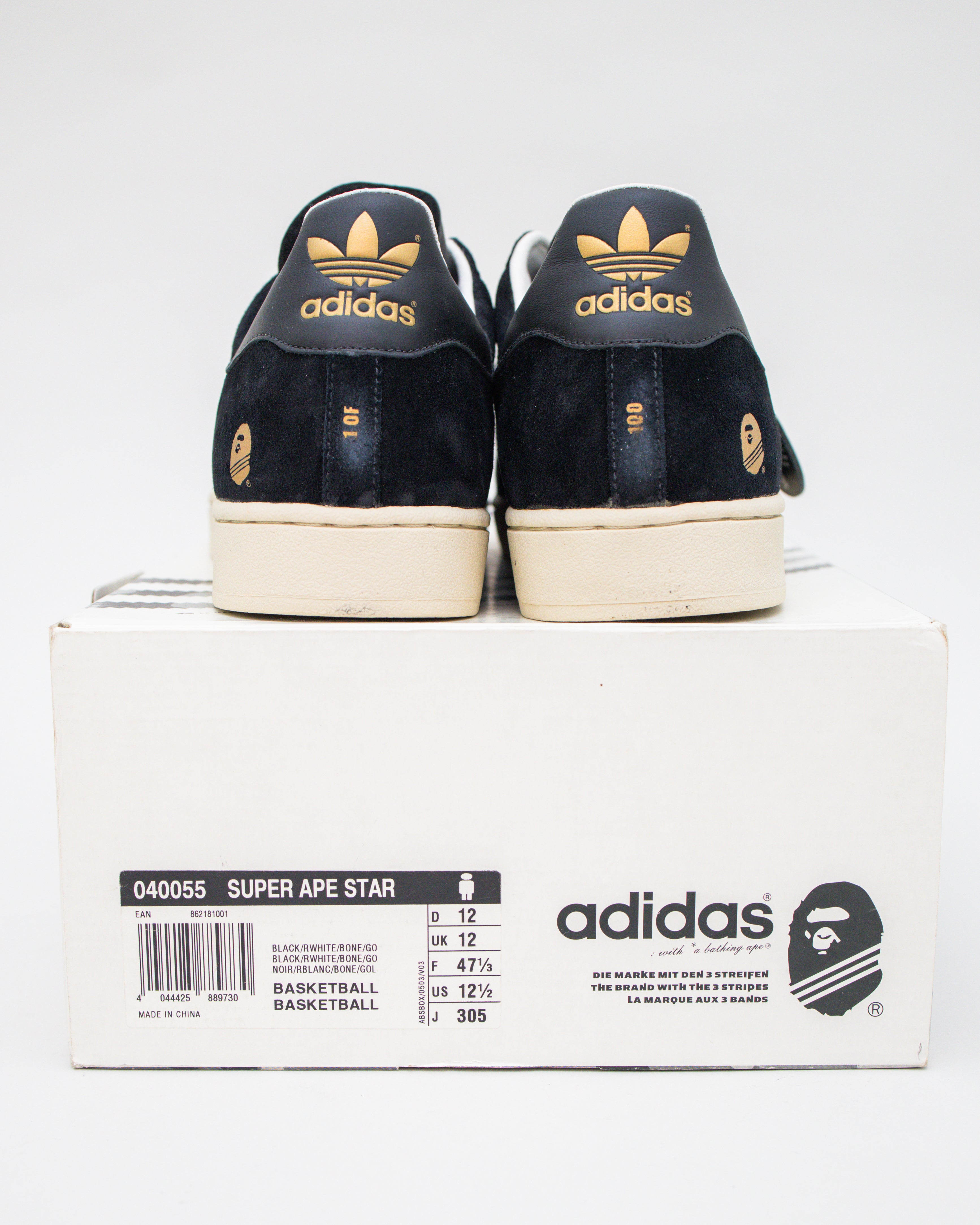 2000s Bape/Adidas Suede Superstar (1/100) | SZ 12.5