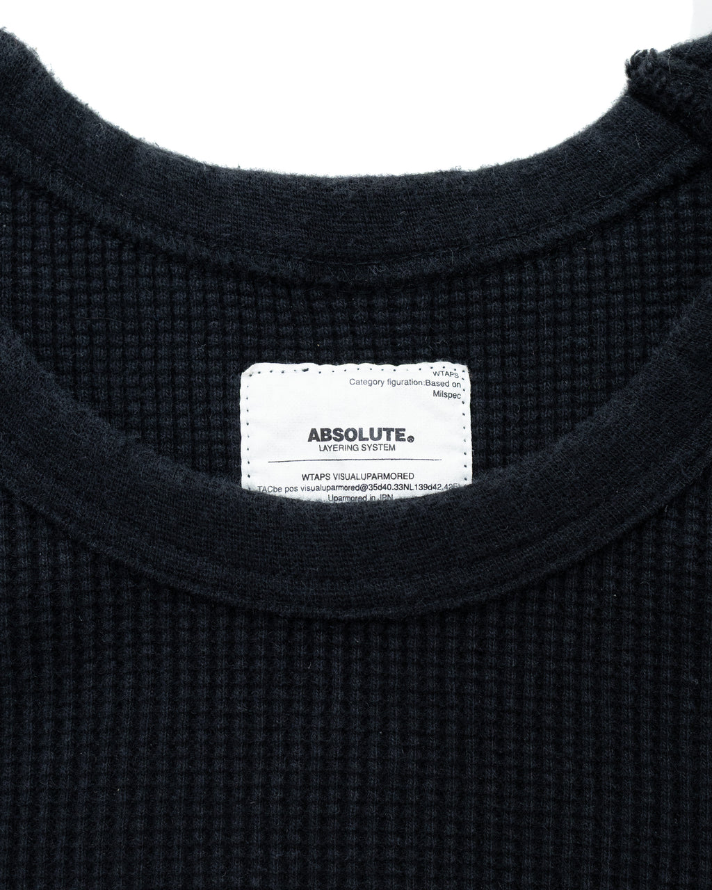 2000s WTAPS Waffle Knit Absolute Layering System