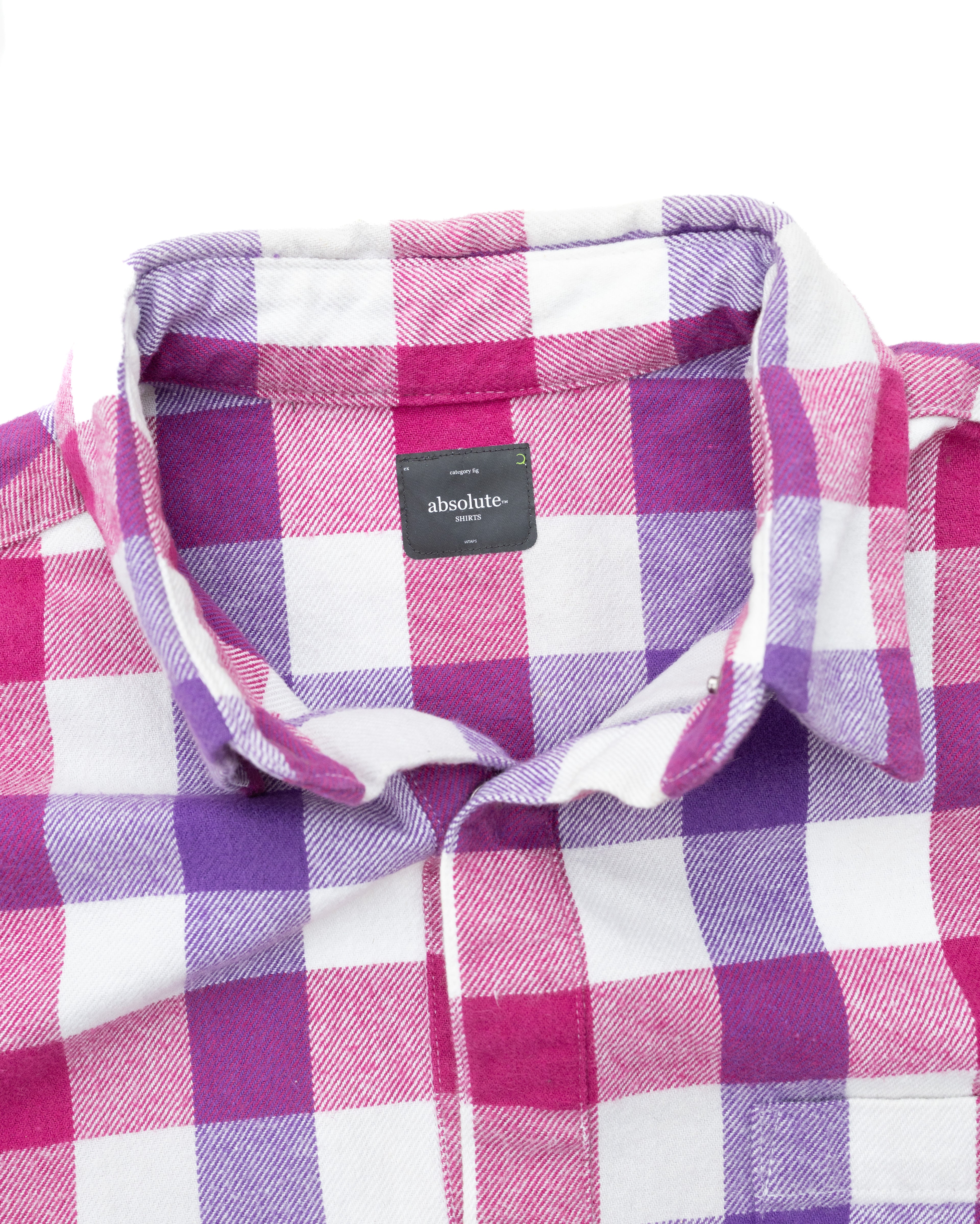 2000s WTAPS Wool Buffalo Plaid Shirt