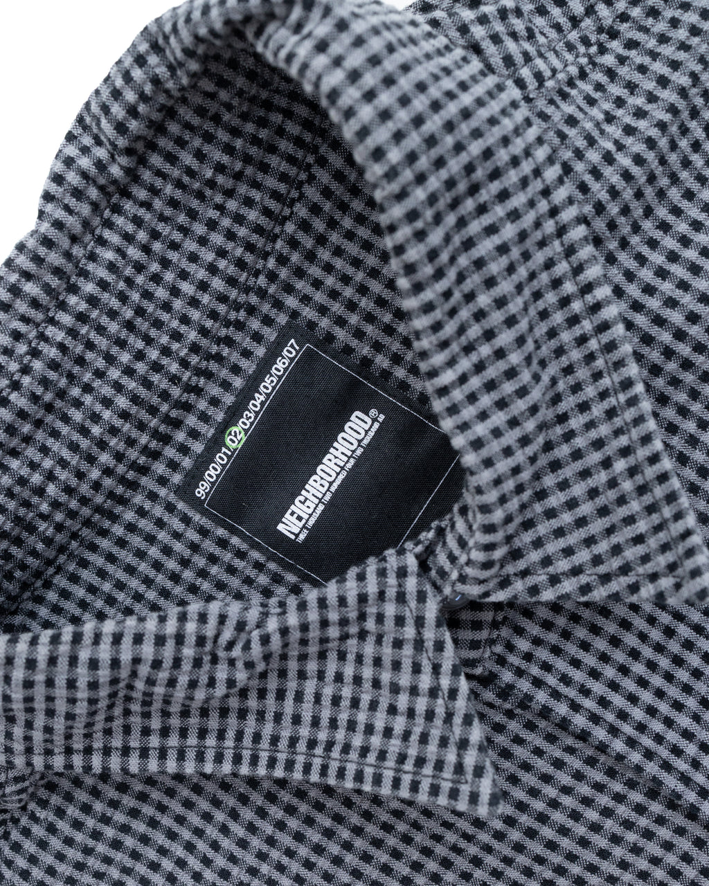 2002 Neighborhood Gingham Plaid Crumpled Shirt