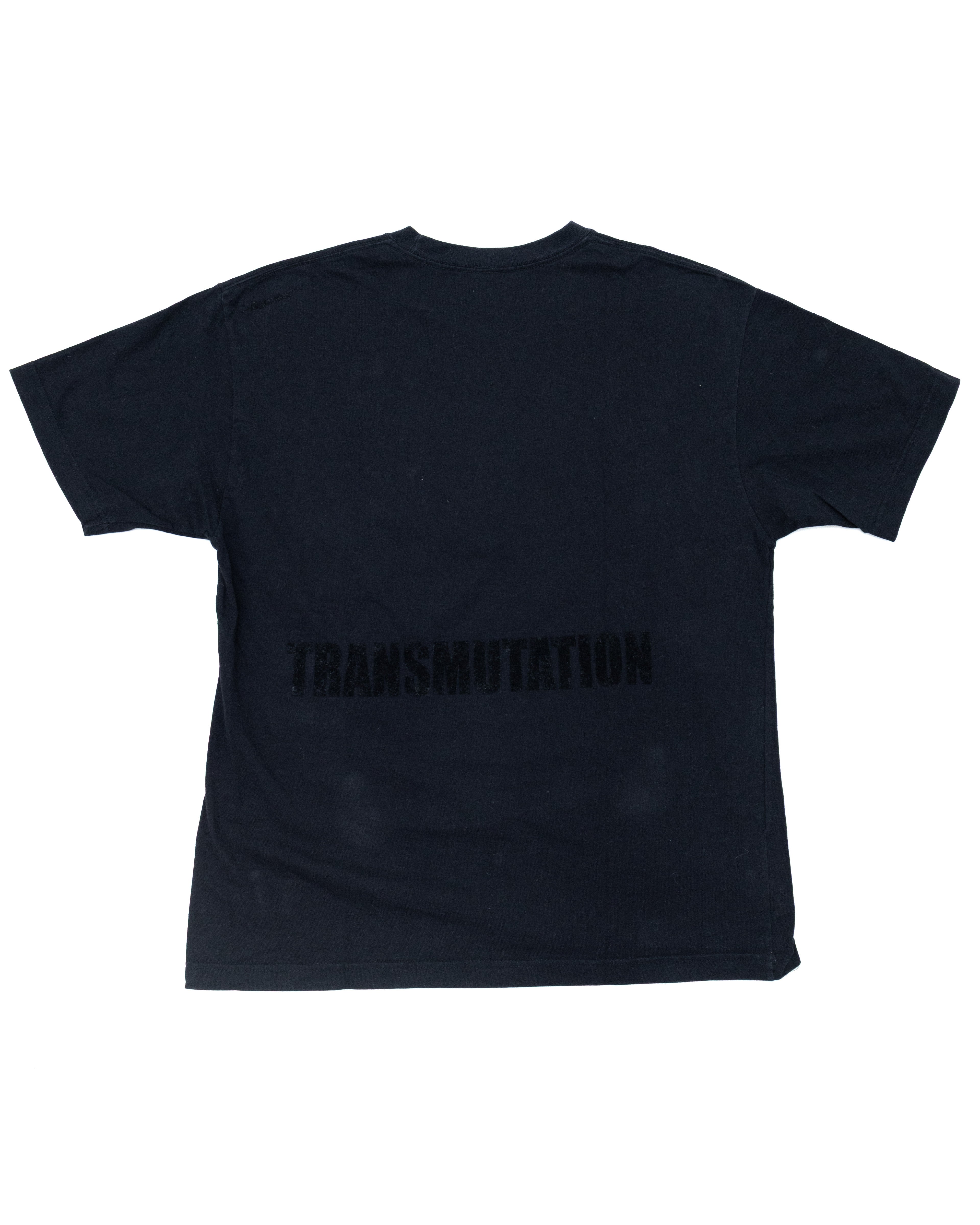 2002 Neighborhood Retro Transmutation Black Flocked Felt T