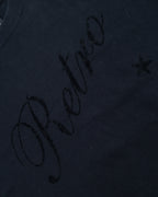 2002 Neighborhood Retro Transmutation Black Flocked Felt T