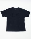 2002 Neighborhood Retro Transmutation Black Flocked Felt T
