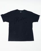 2002 Neighborhood Retro Transmutation Black Flocked Felt T