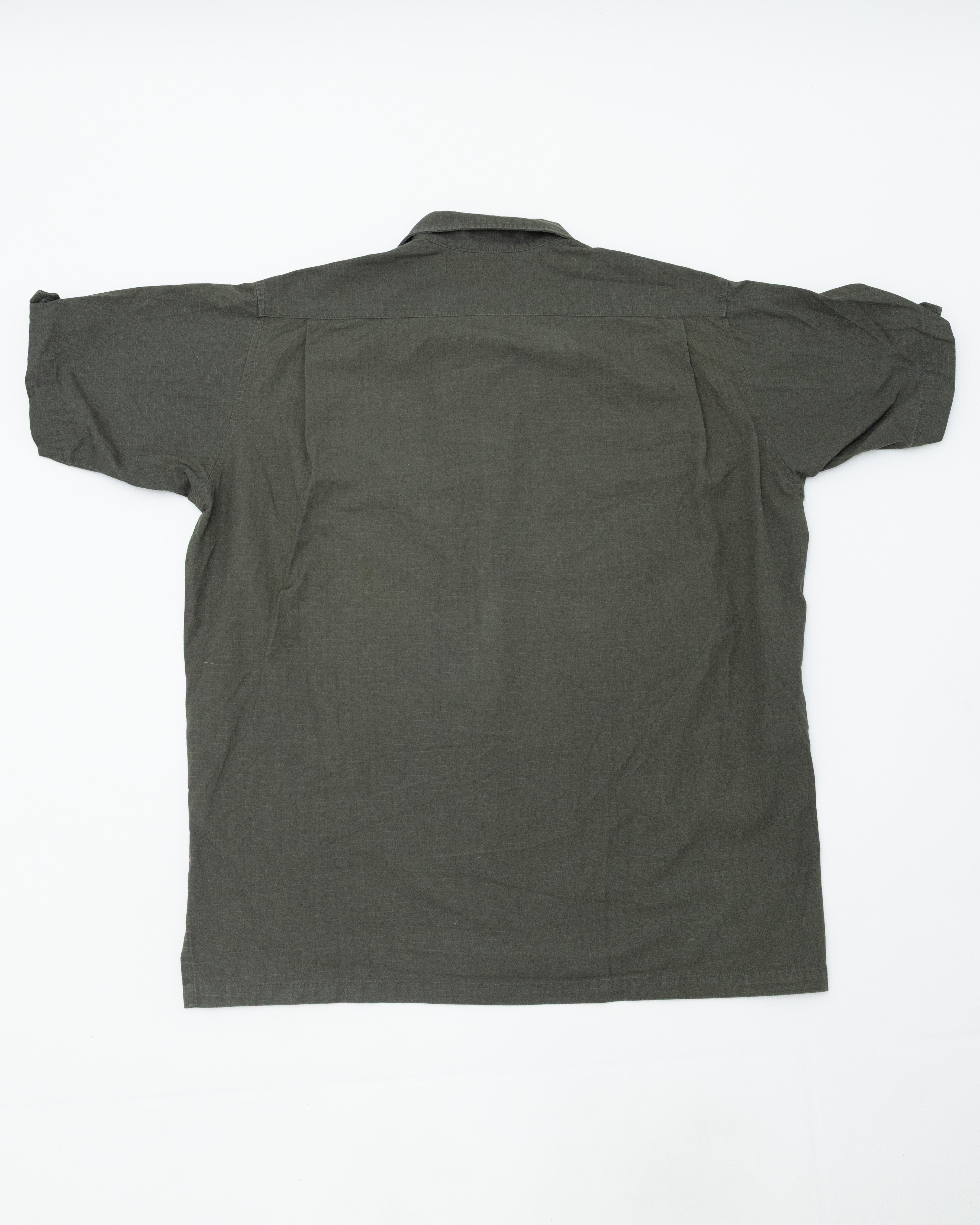 2000s WTAPS Ripstop Military Button-Up Shirt