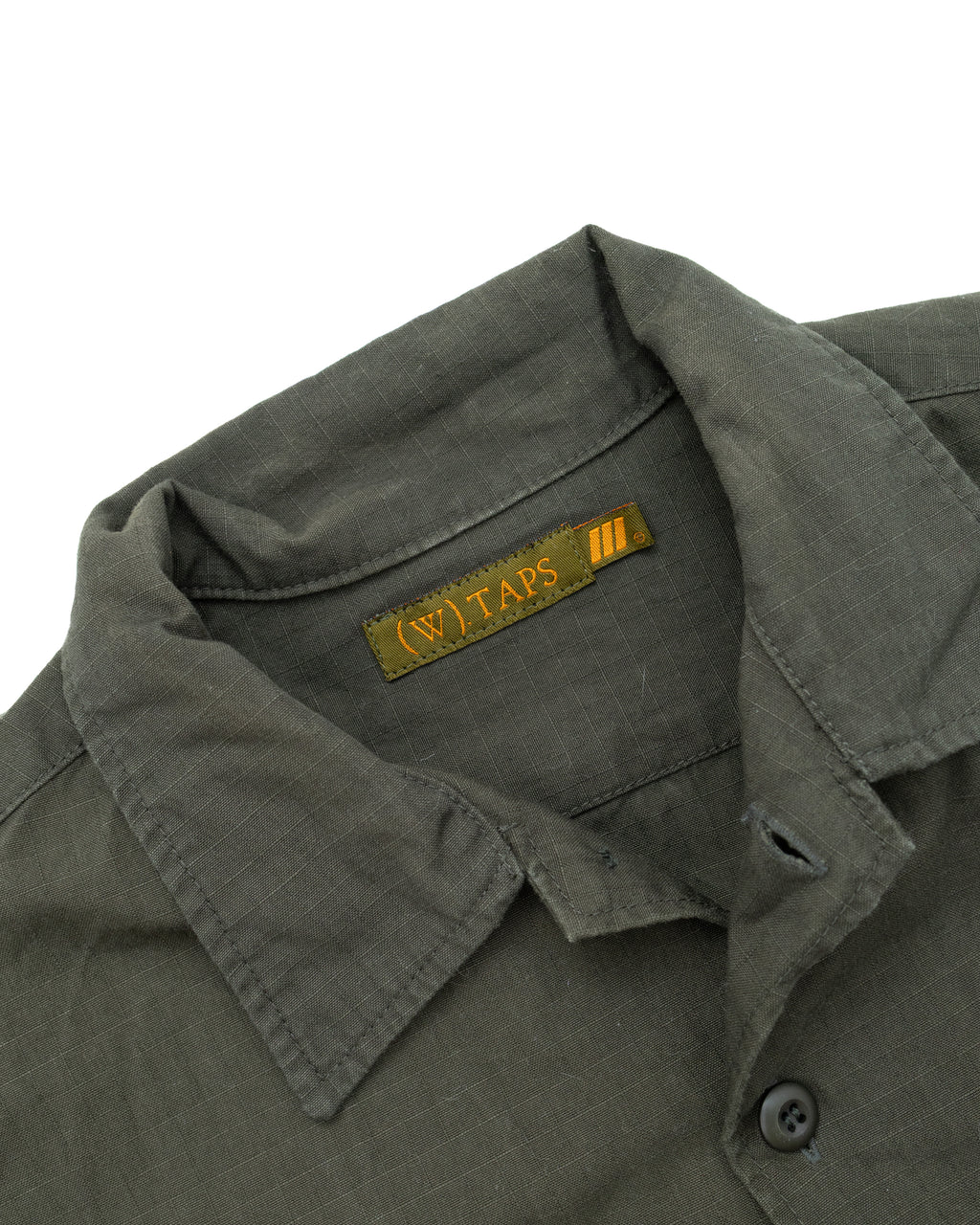 2000s WTAPS Ripstop Military Button-Up Shirt