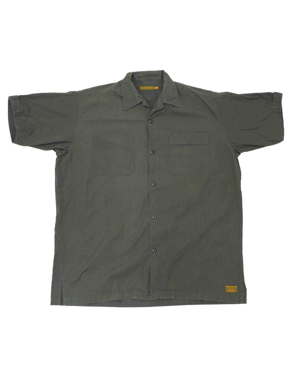 2000s WTAPS Ripstop Military Button-Up Shirt