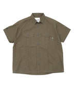 2000s WTAPS Mil-Spec Pleated Button-Up Shirt