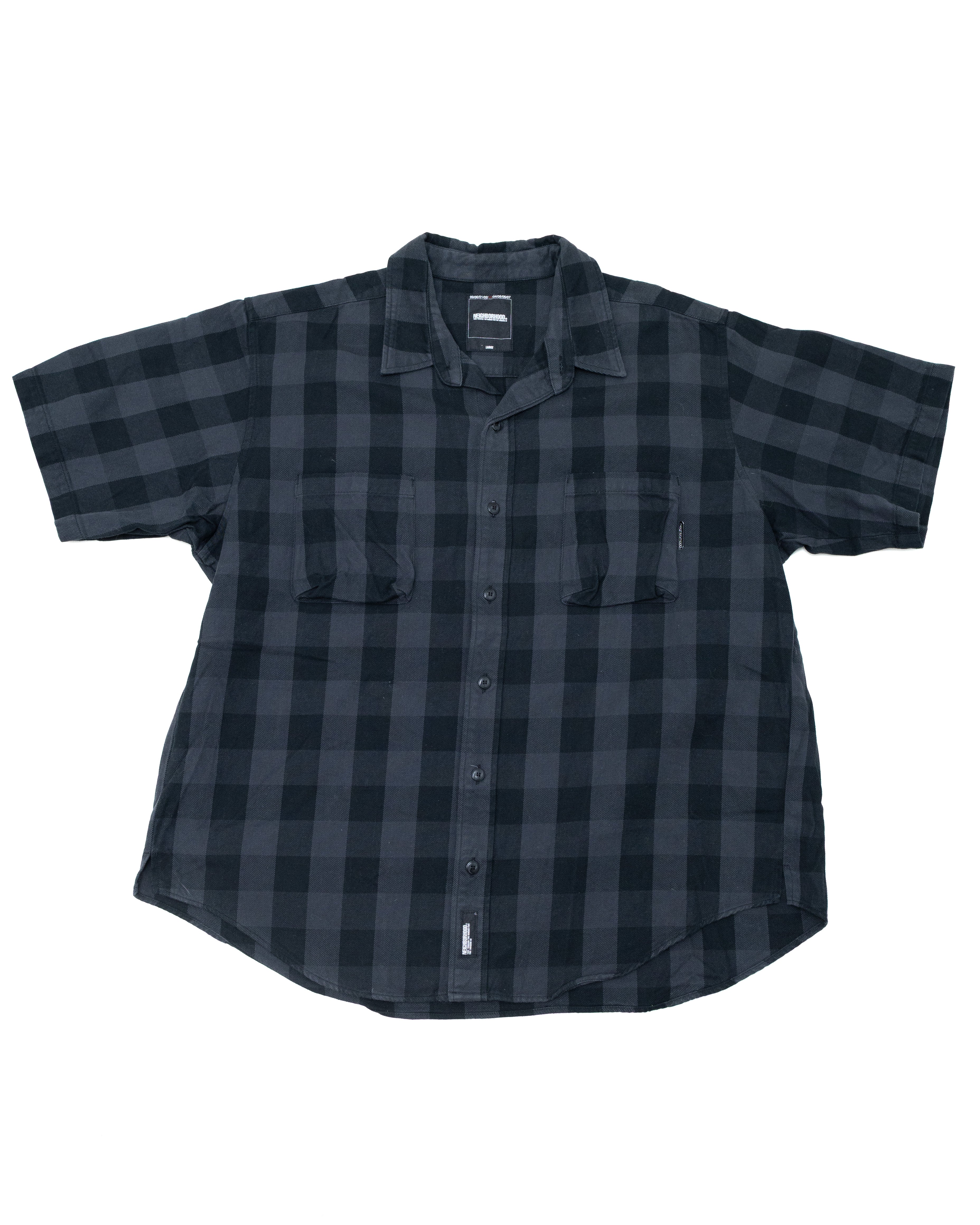 2003 Neighborhood Buffalo Plaid S/S Flannel Shirt