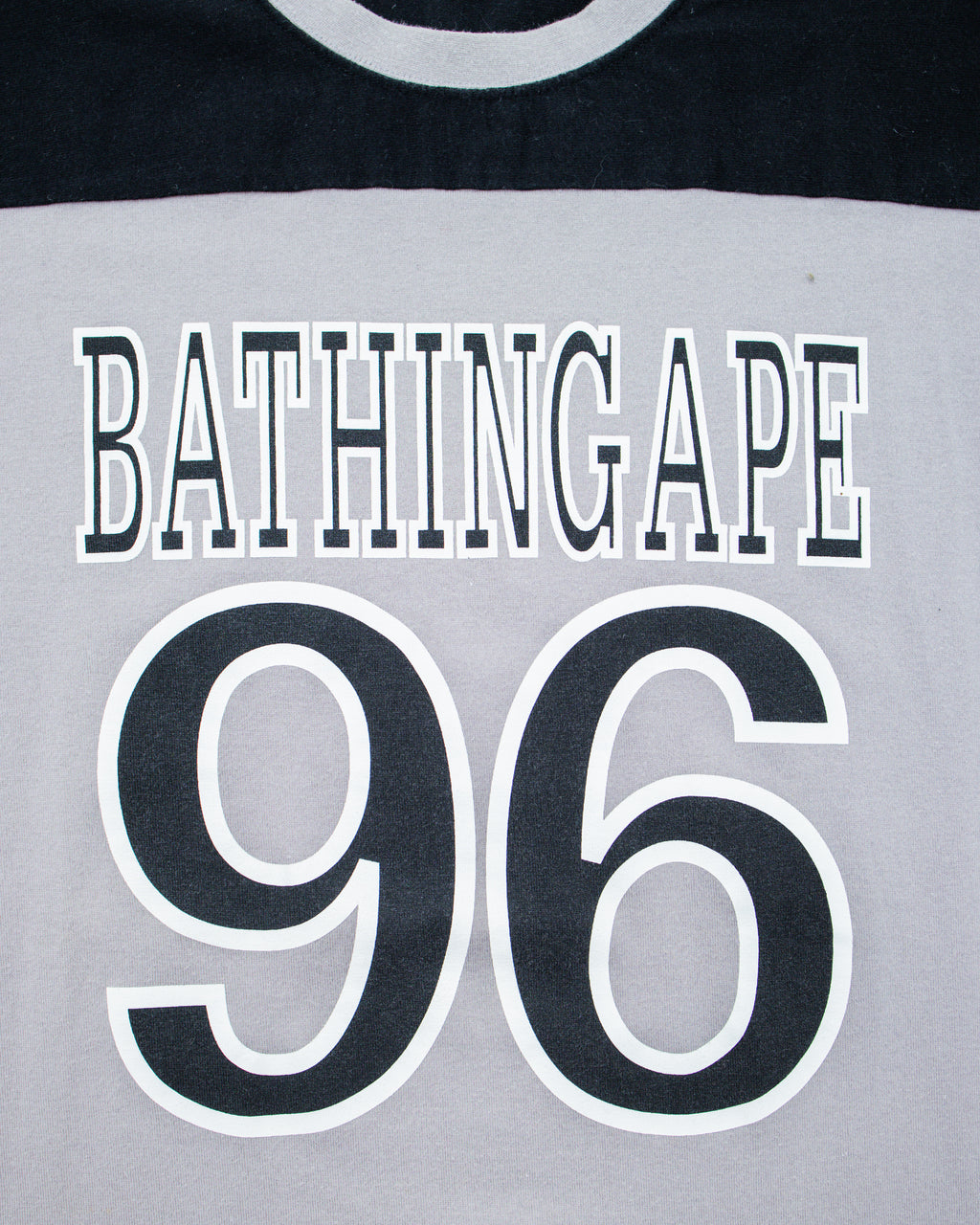 1996 BAPE Cut & Sew Jersey Shirt *RARE