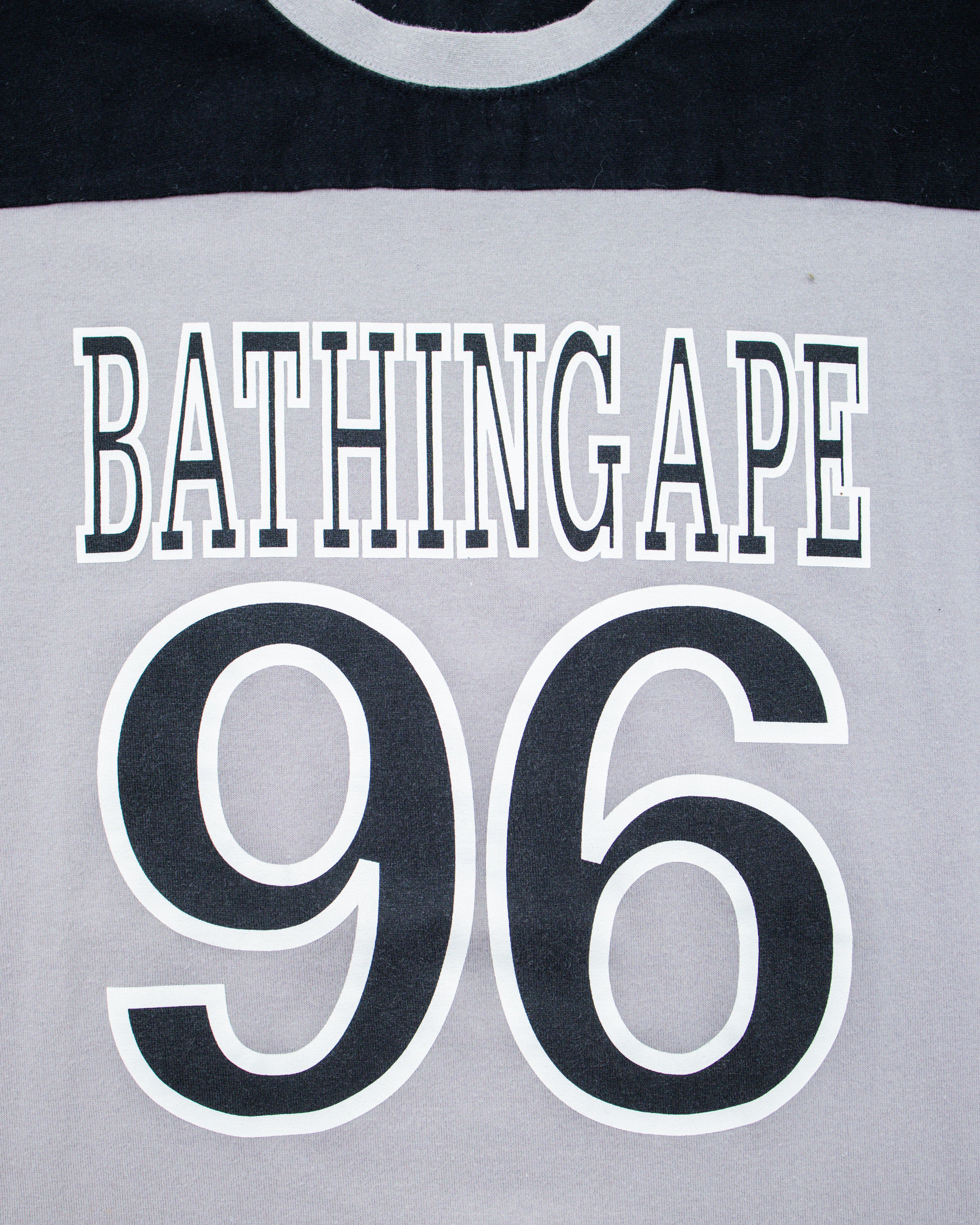 1996 BAPE Cut & Sew Jersey Shirt *RARE