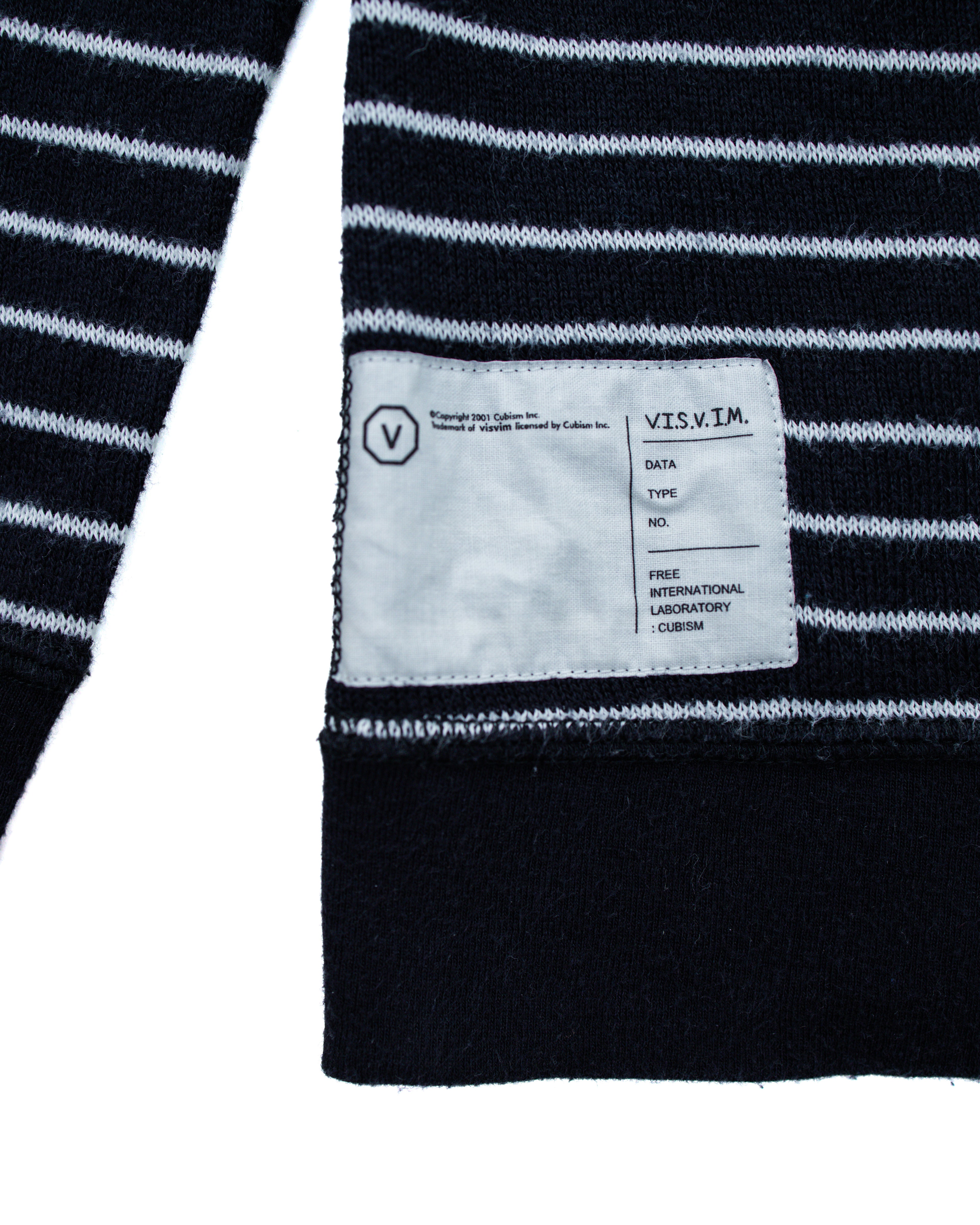 2000s Visvim Striped Henley L/S