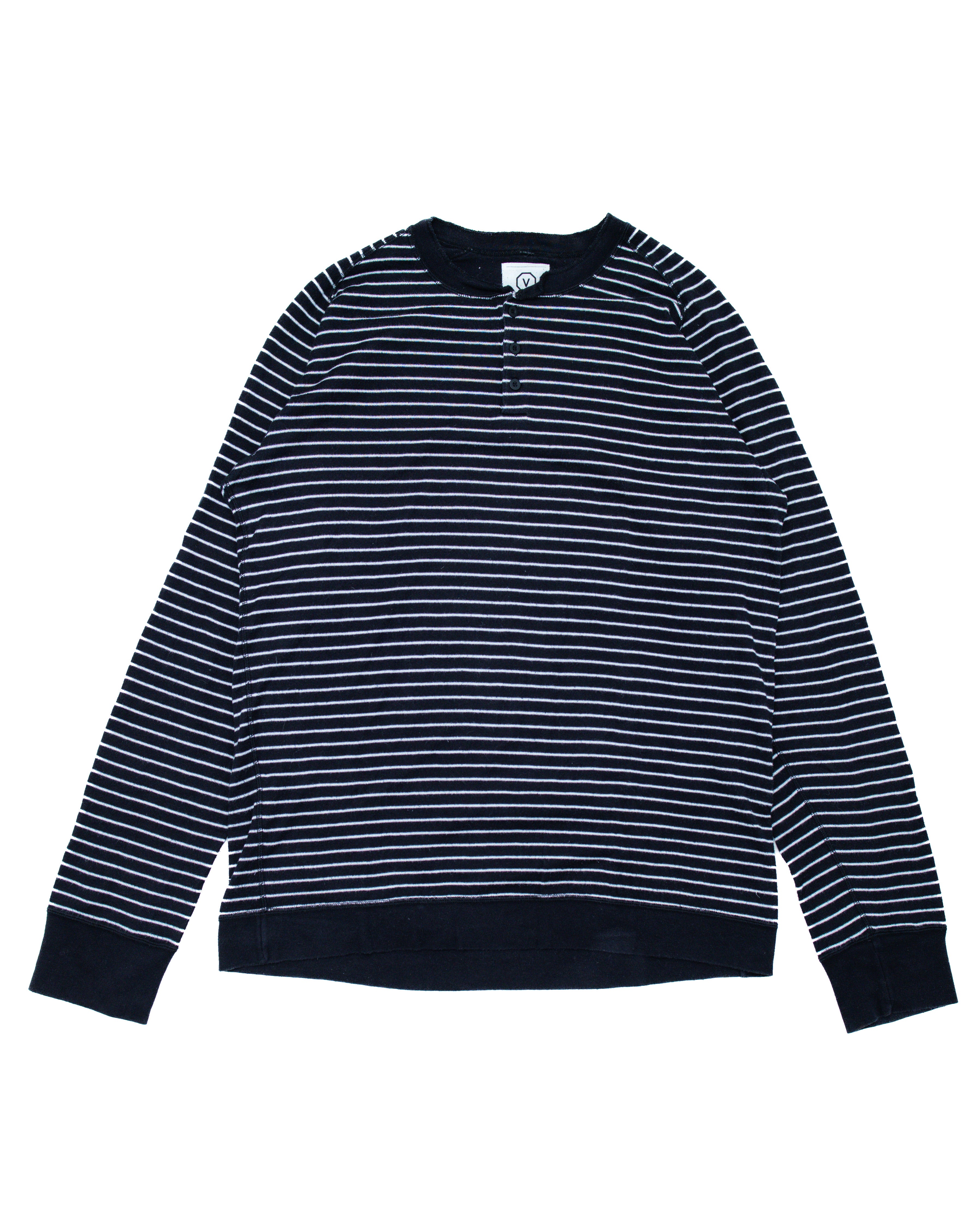 2000s Visvim Striped Henley L/S