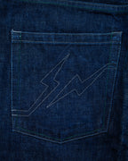 2000s Levi's/Fragment 207M Fenom Pants Dark Wash/Green Stitching