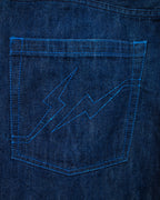 2000s Levi's/Fragment Fenom Denim Pants Dark Wash/Blue Stitch