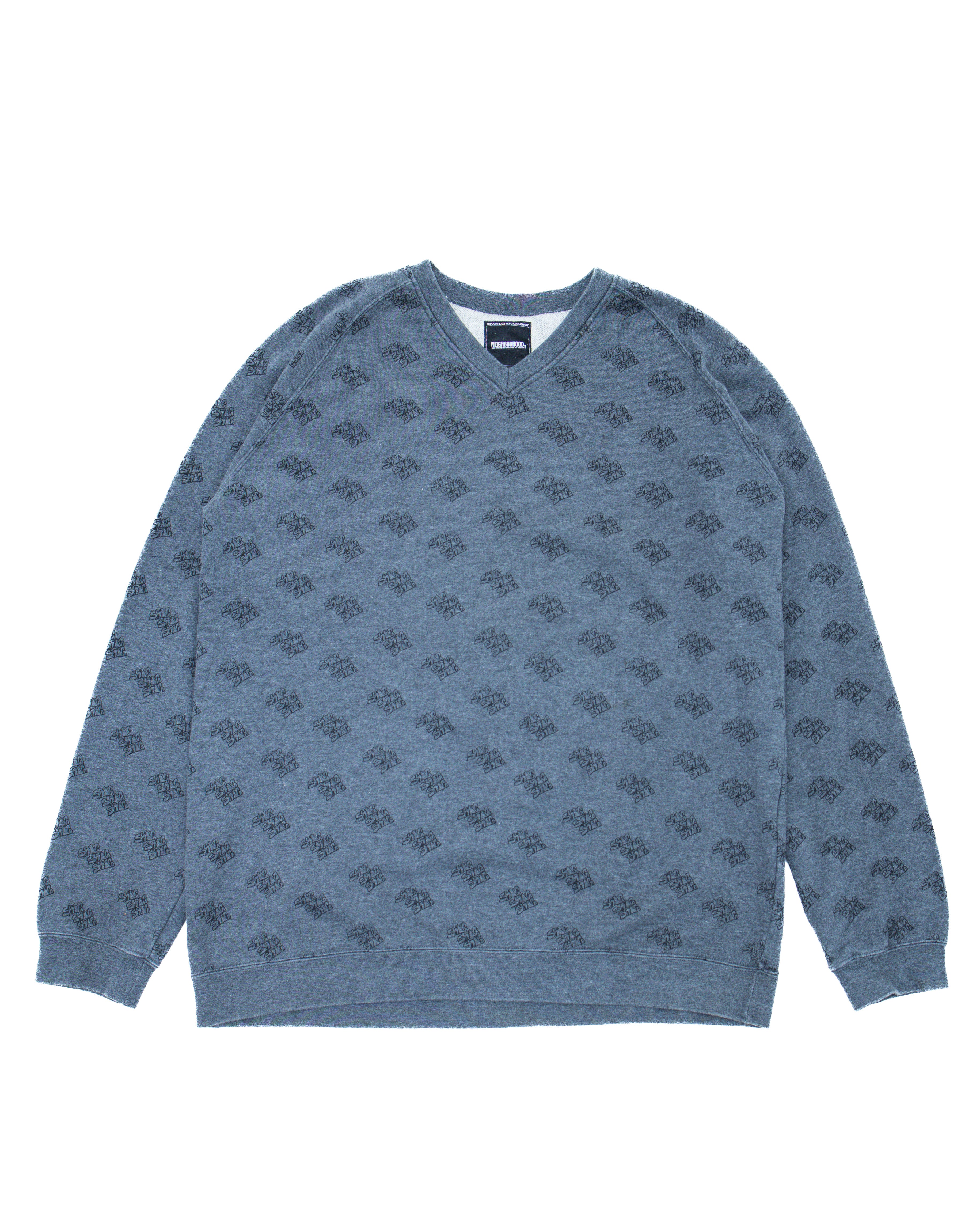 2000s Neighborhood Shag AOP Crewneck