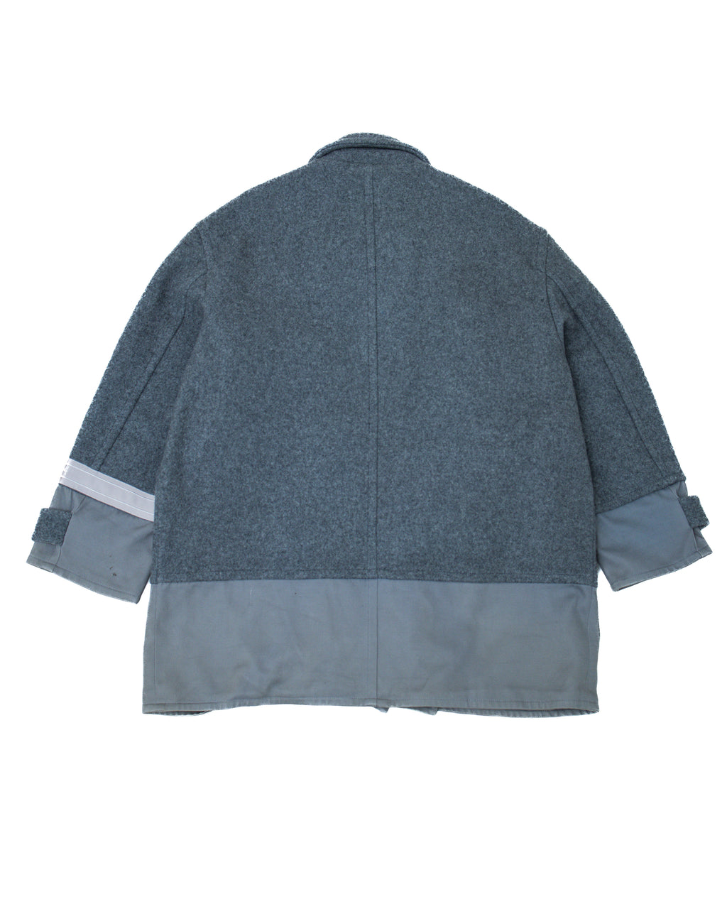 2000s Neighborhood Grey Heavy Peacoat W/ Pins