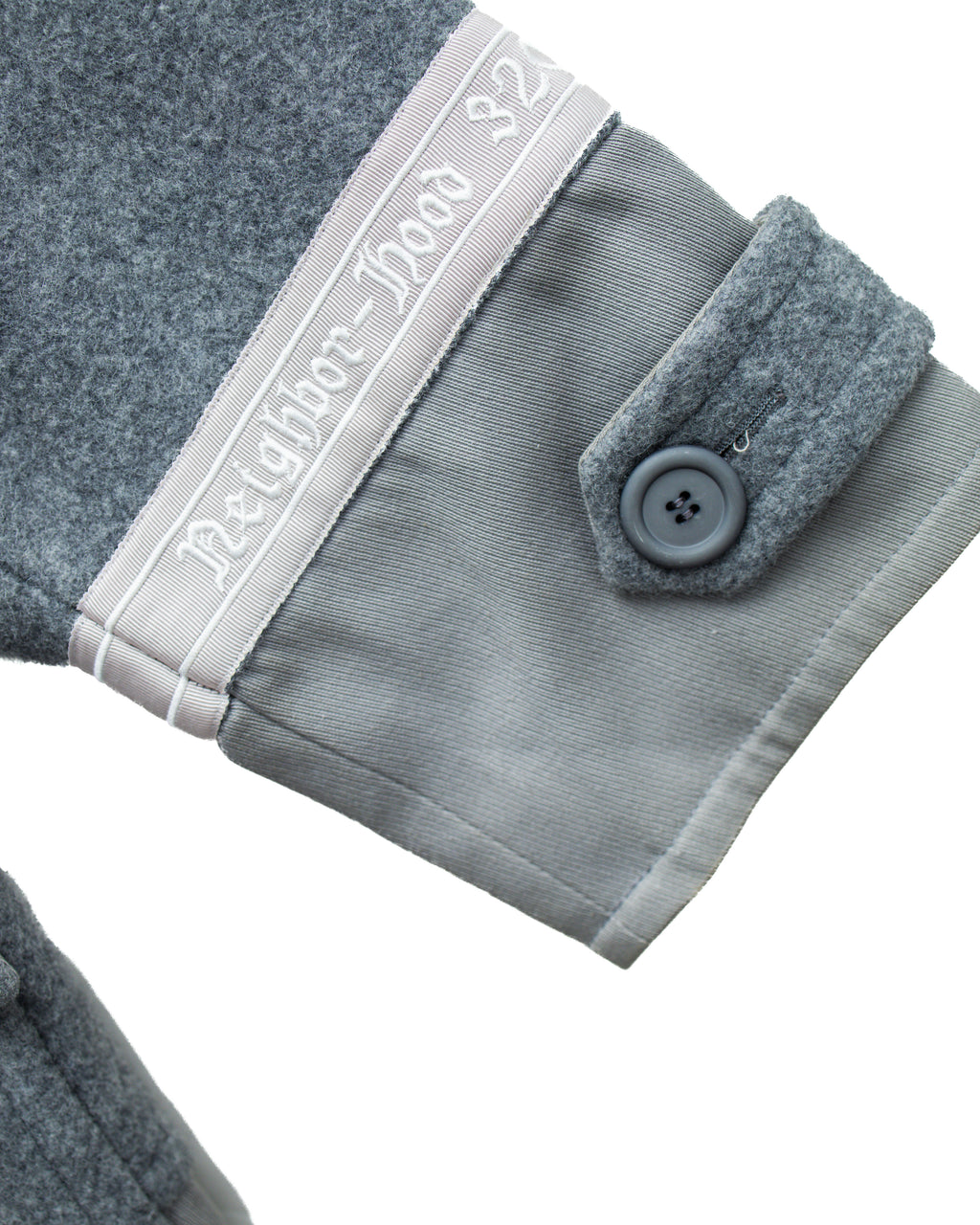 2000s Neighborhood Grey Heavy Peacoat W/ Pins