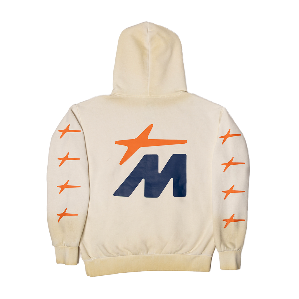 M-STAR Faded Hoodie (Cream)