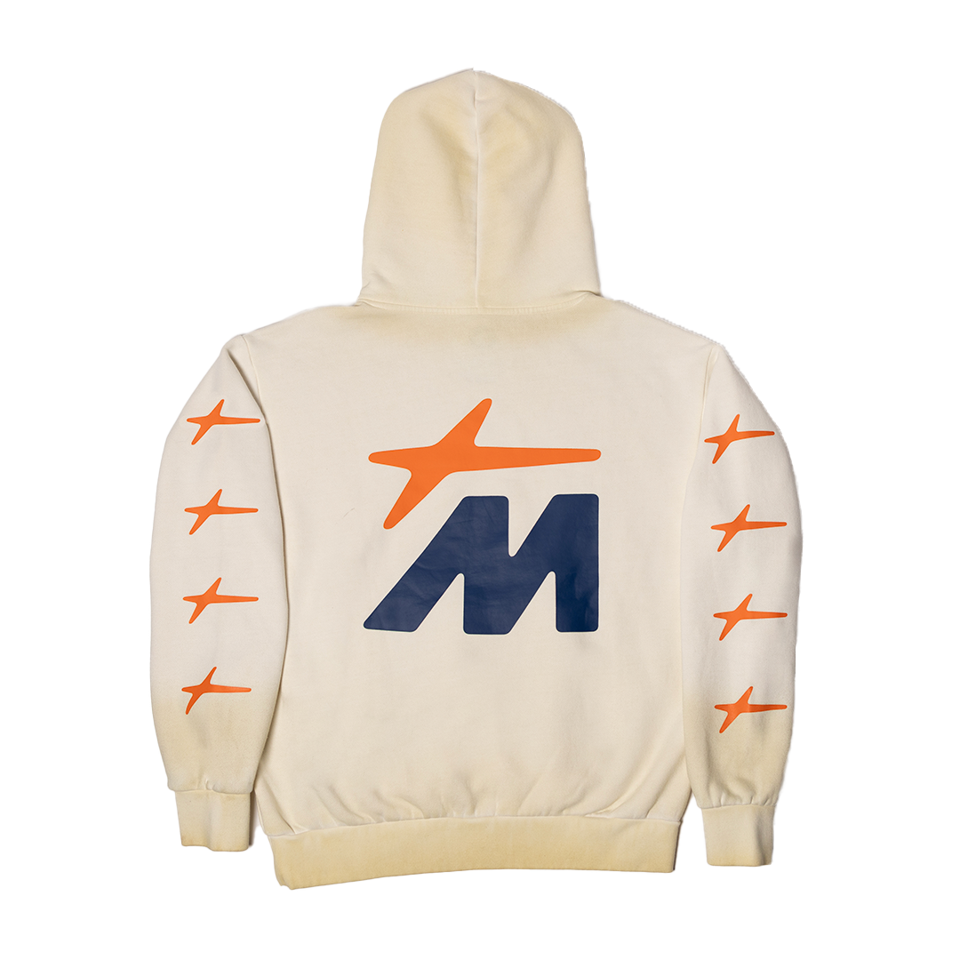 M-STAR Faded Hoodie (Cream)