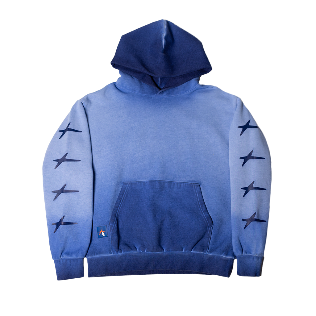 M-STAR Faded Hoodie (Blue)