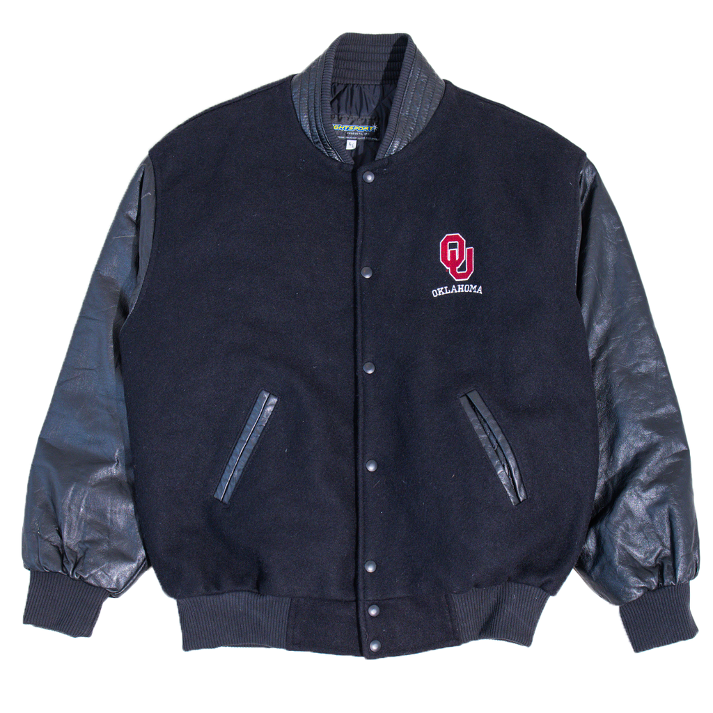 1990s Lightsport Oklahoma University Light-Up Varsity Jacket