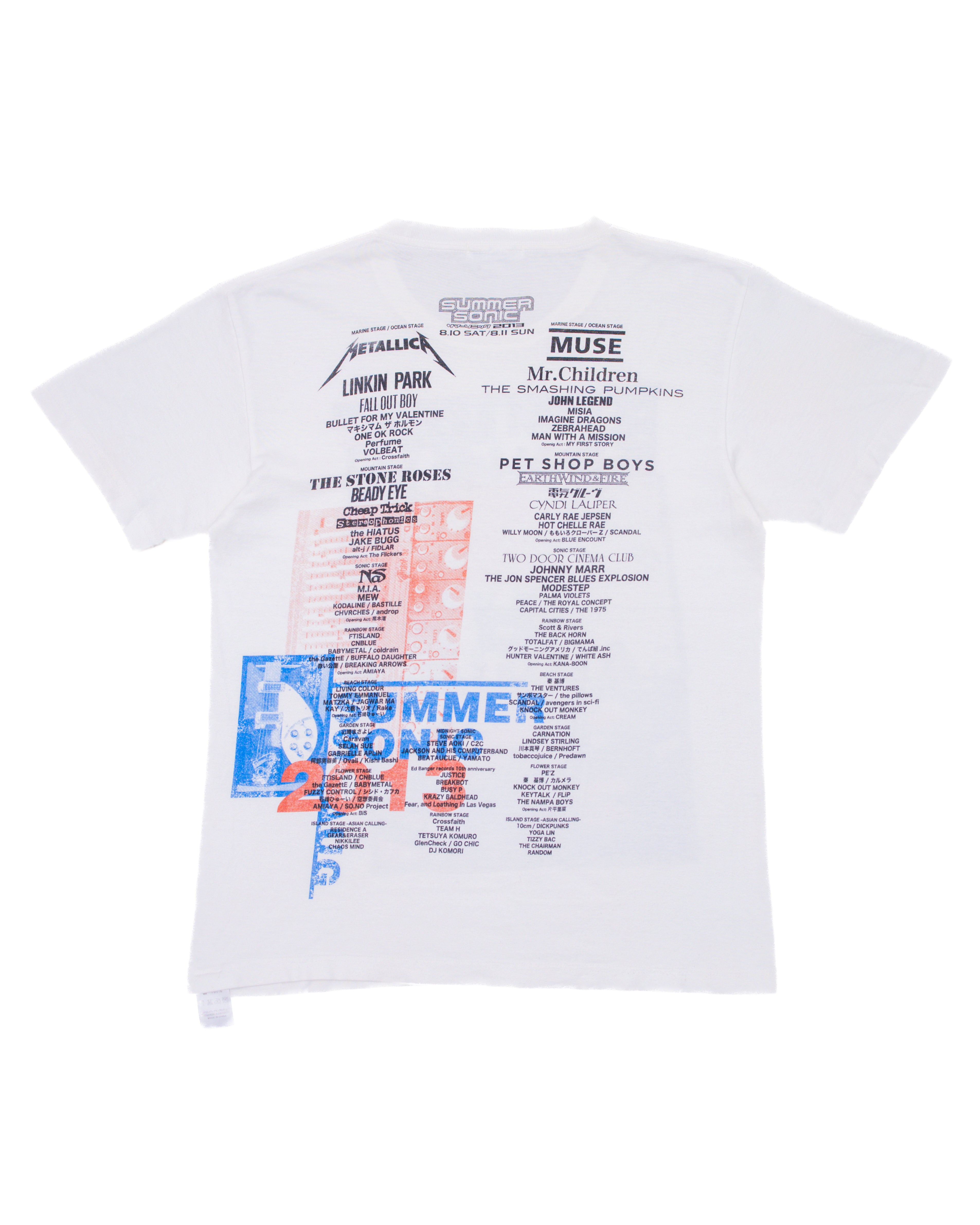 SUMMER SONIC 2013 OFFICIAL LINEUP TEE