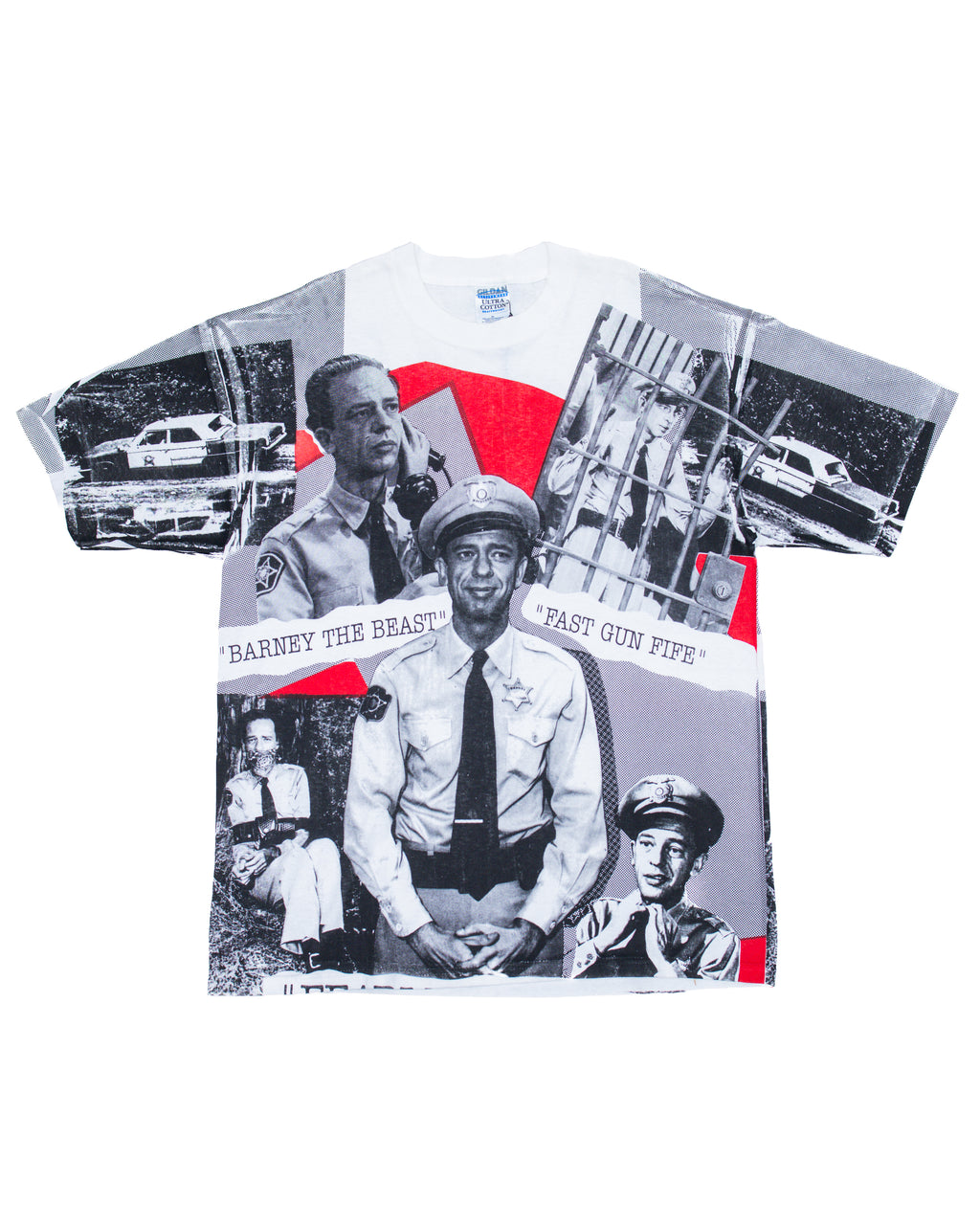 GILDAN ULTRA COTTON 'BARNEY FIFE' ALL-OVER PRINT