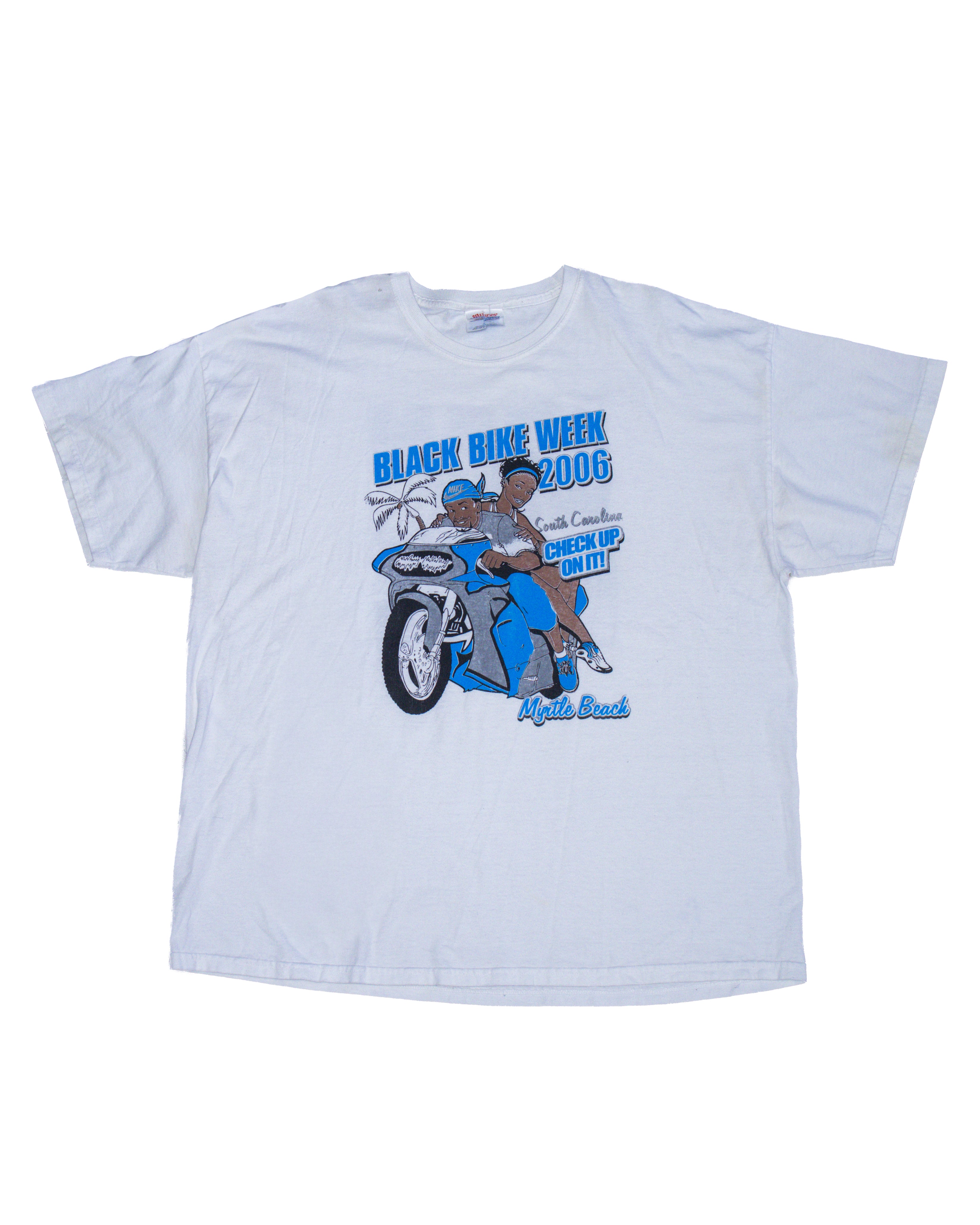 GILDAN ULTRA COTTON BLACK BIKE WEEK 2006 TEE