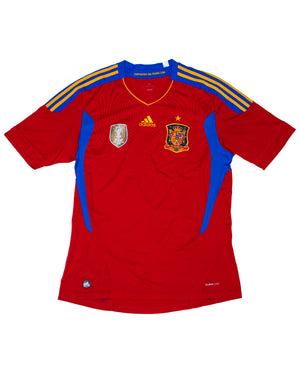 ADIDAS SPAIN 2011/12 HOME SHIRT WITH FIFA CHAMPIONS PATCH