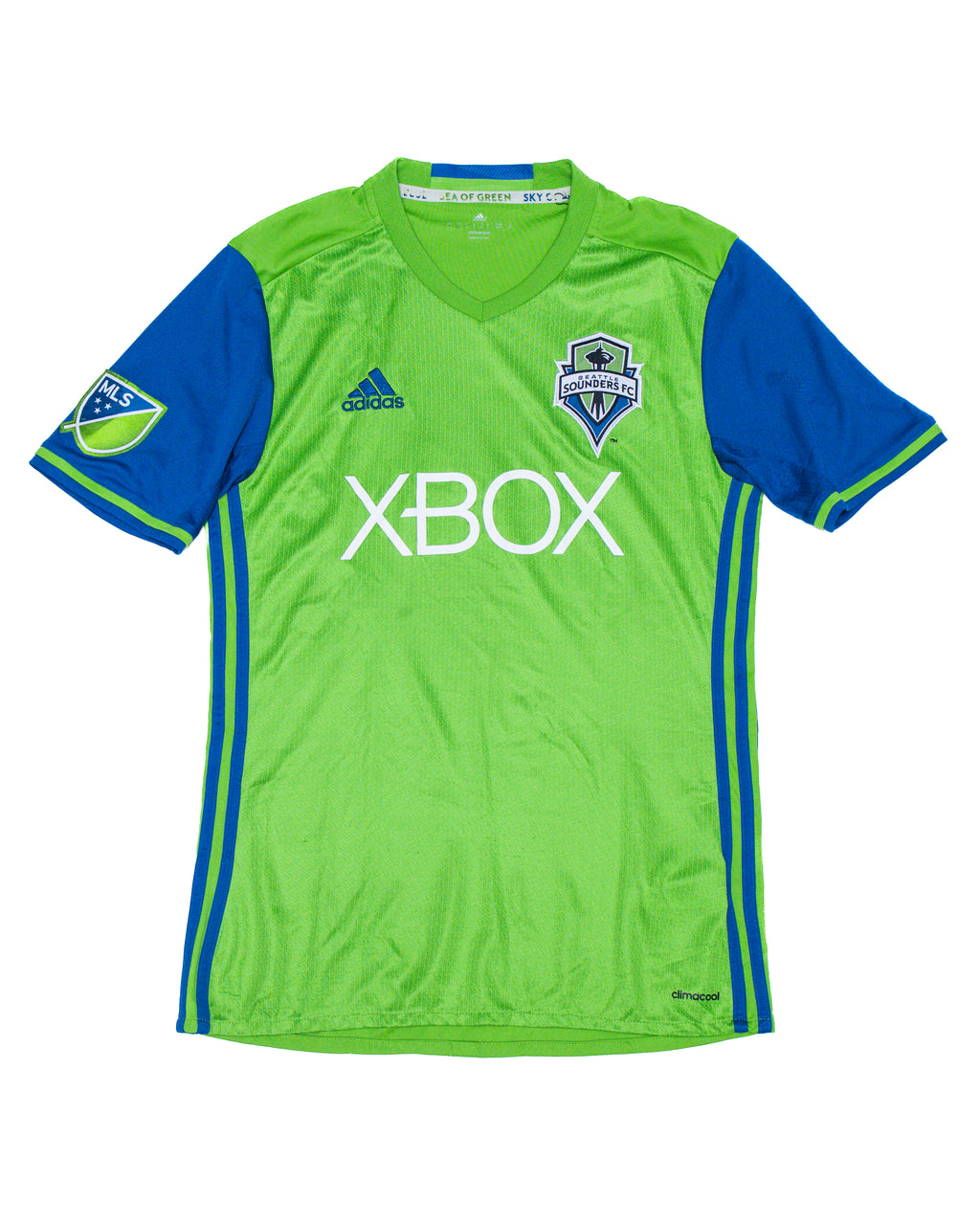ADIDAS 2016 SEATTLE SOUNDERS 'RAVE GREEN' JERSEY