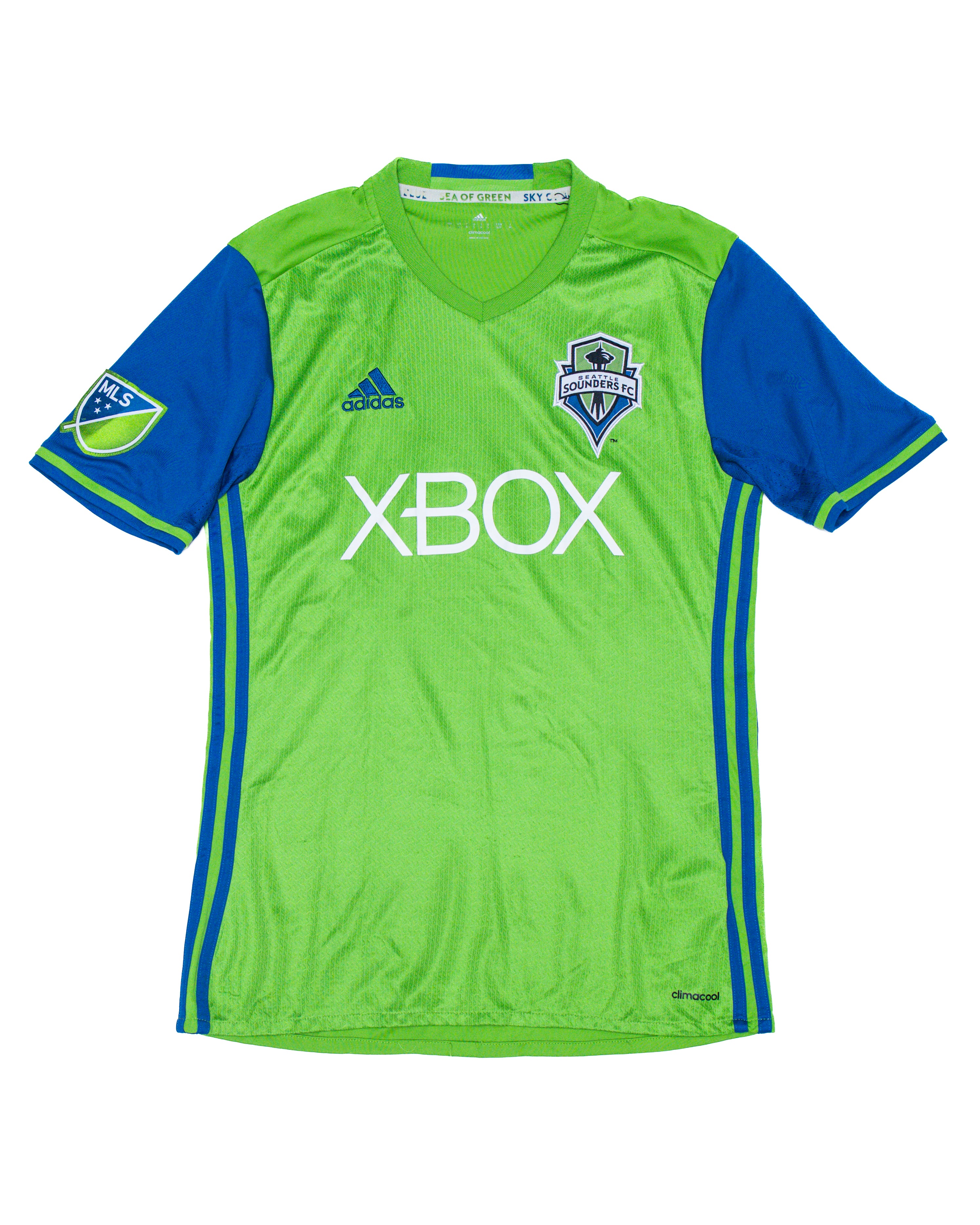 ADIDAS 2016 SEATTLE SOUNDERS 'RAVE GREEN' JERSEY