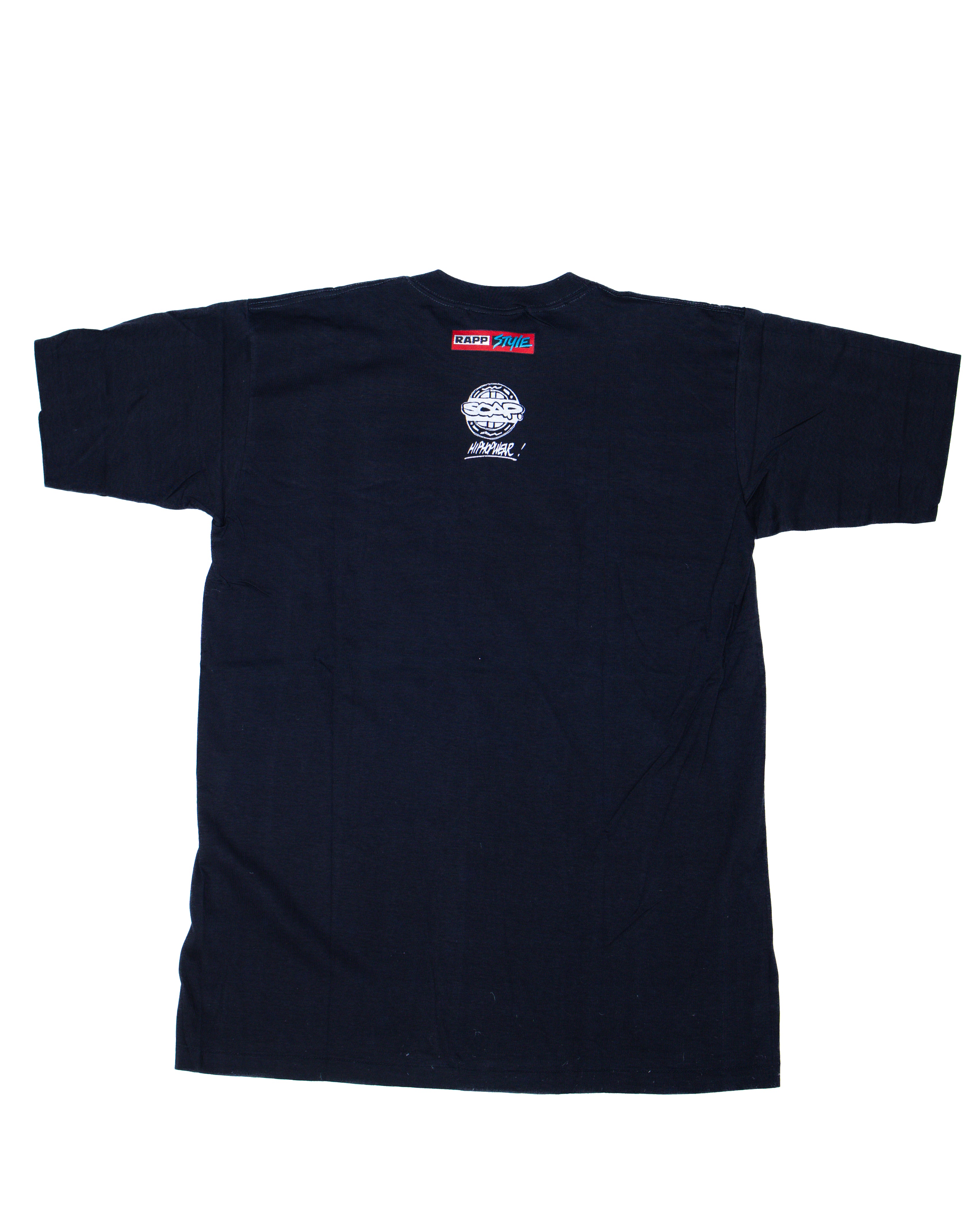 "CHILL" RAP-STYLE MAGAZINE GRAFFITI T-SHIRT BY SOAP (1991)